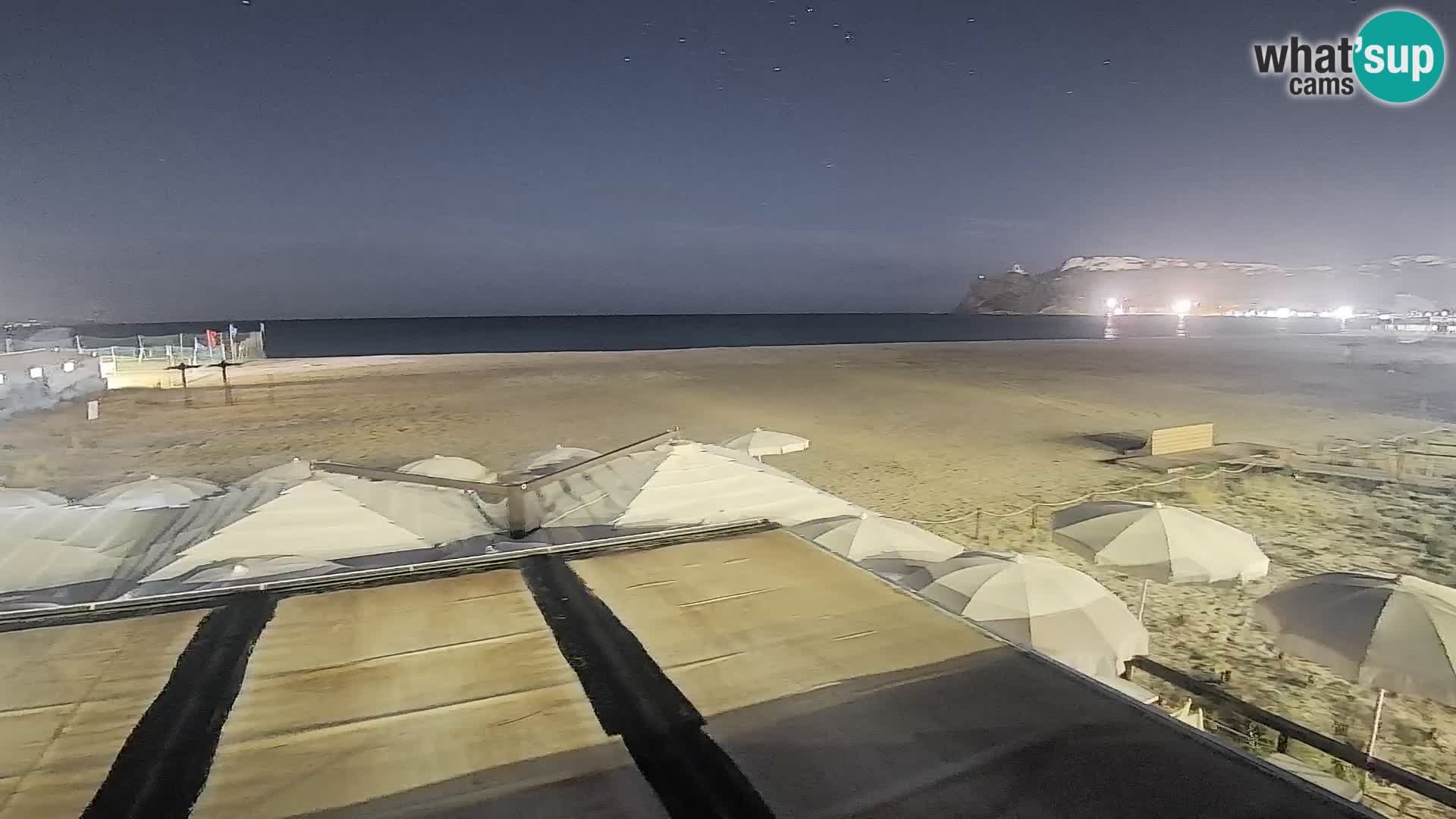 Poetto beach webcam | Cagliari | Sardinia