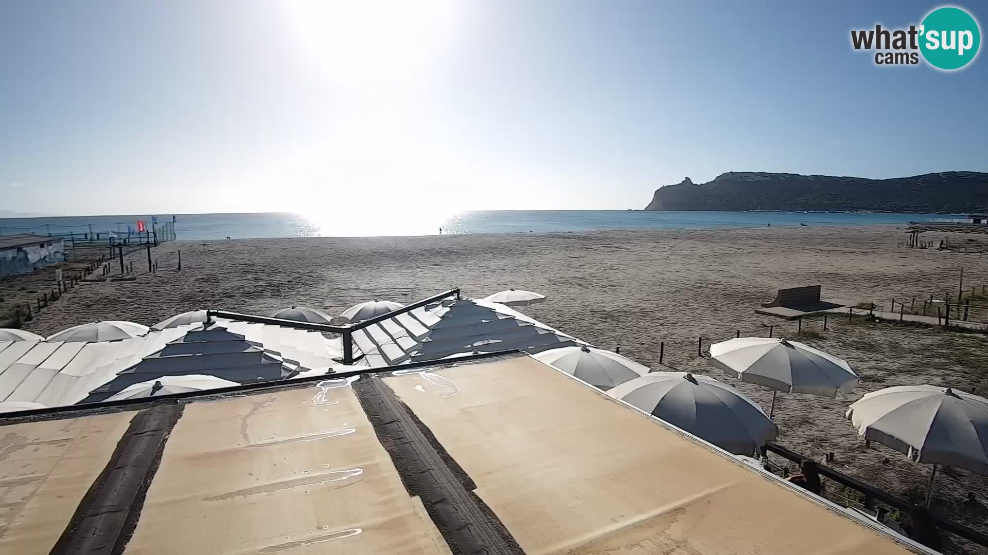 Poetto beach webcam | Cagliari | Sardinija