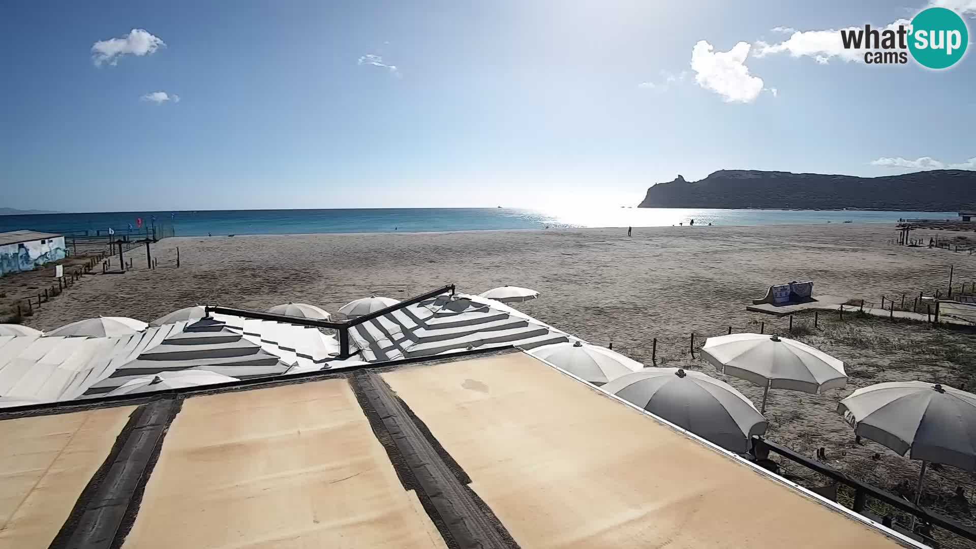 Poetto beach webcam | Cagliari | Sardinija