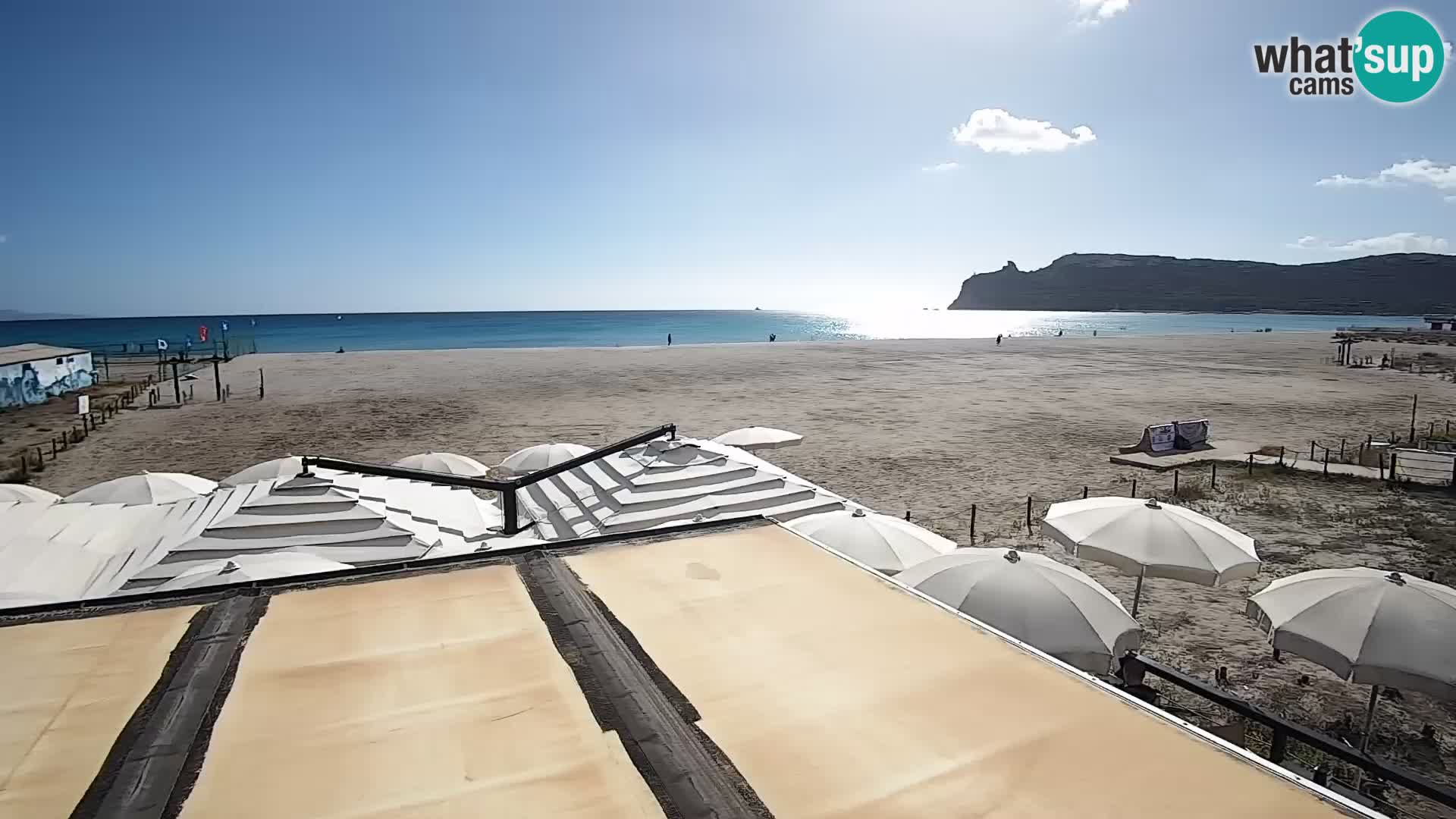 Poetto beach webcam | Cagliari | Sardinija