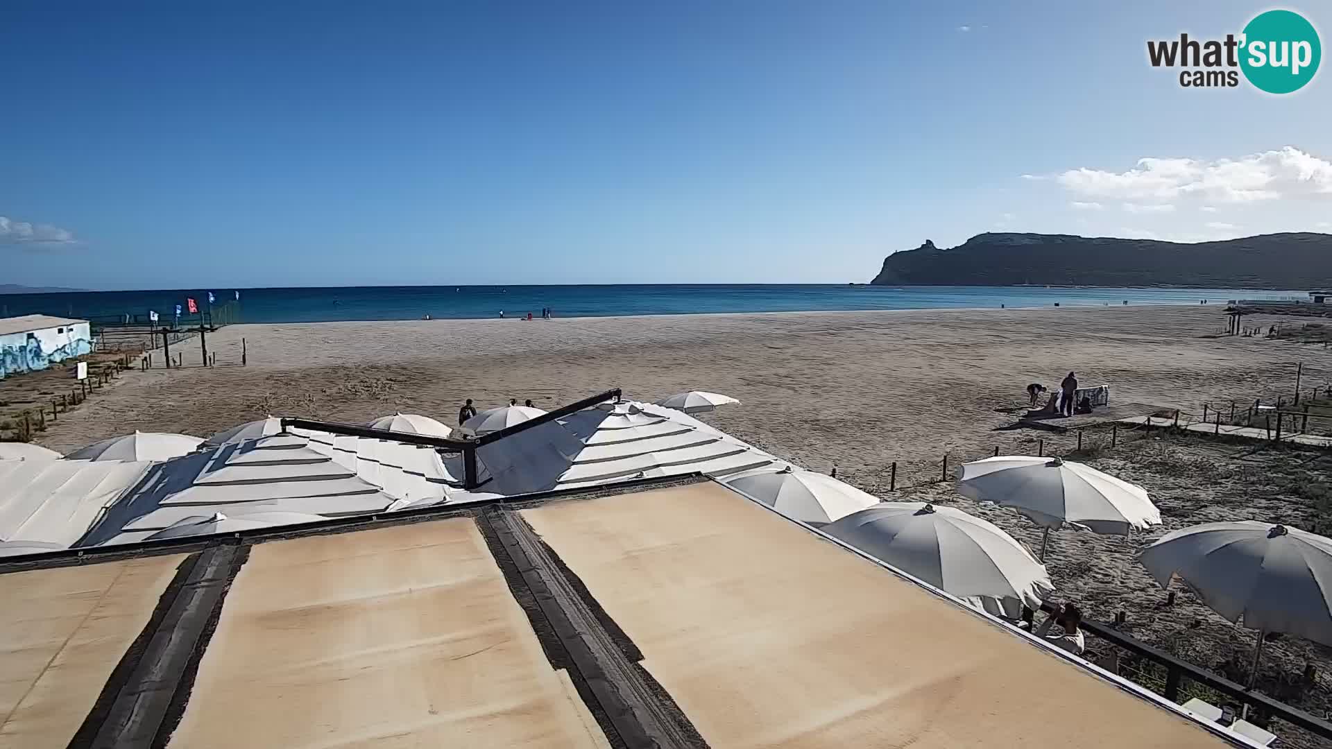 Webcam plage de Poetto | Cagliari | Sardaigne