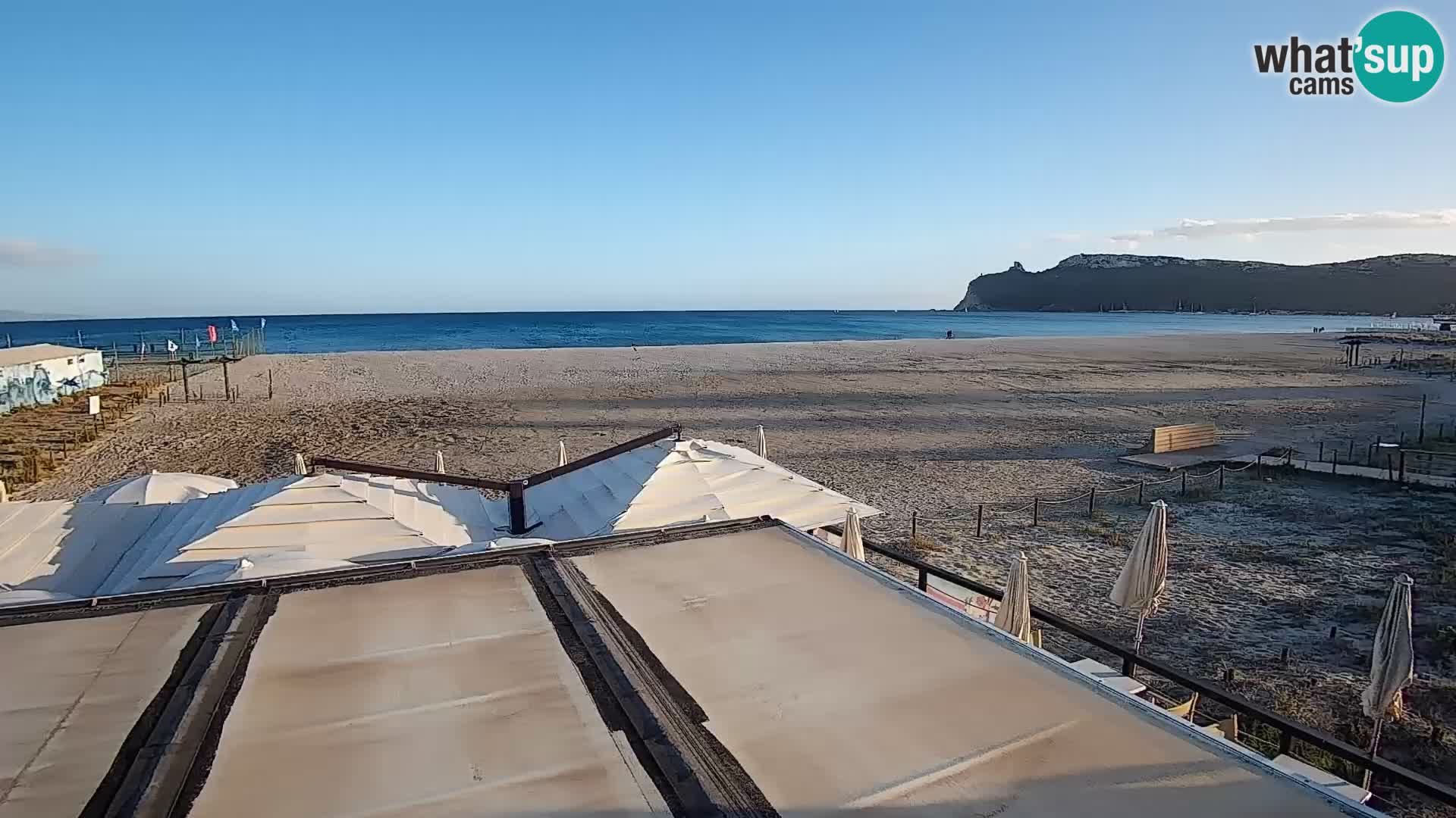 Poetto beach webcam | Cagliari | Sardinija