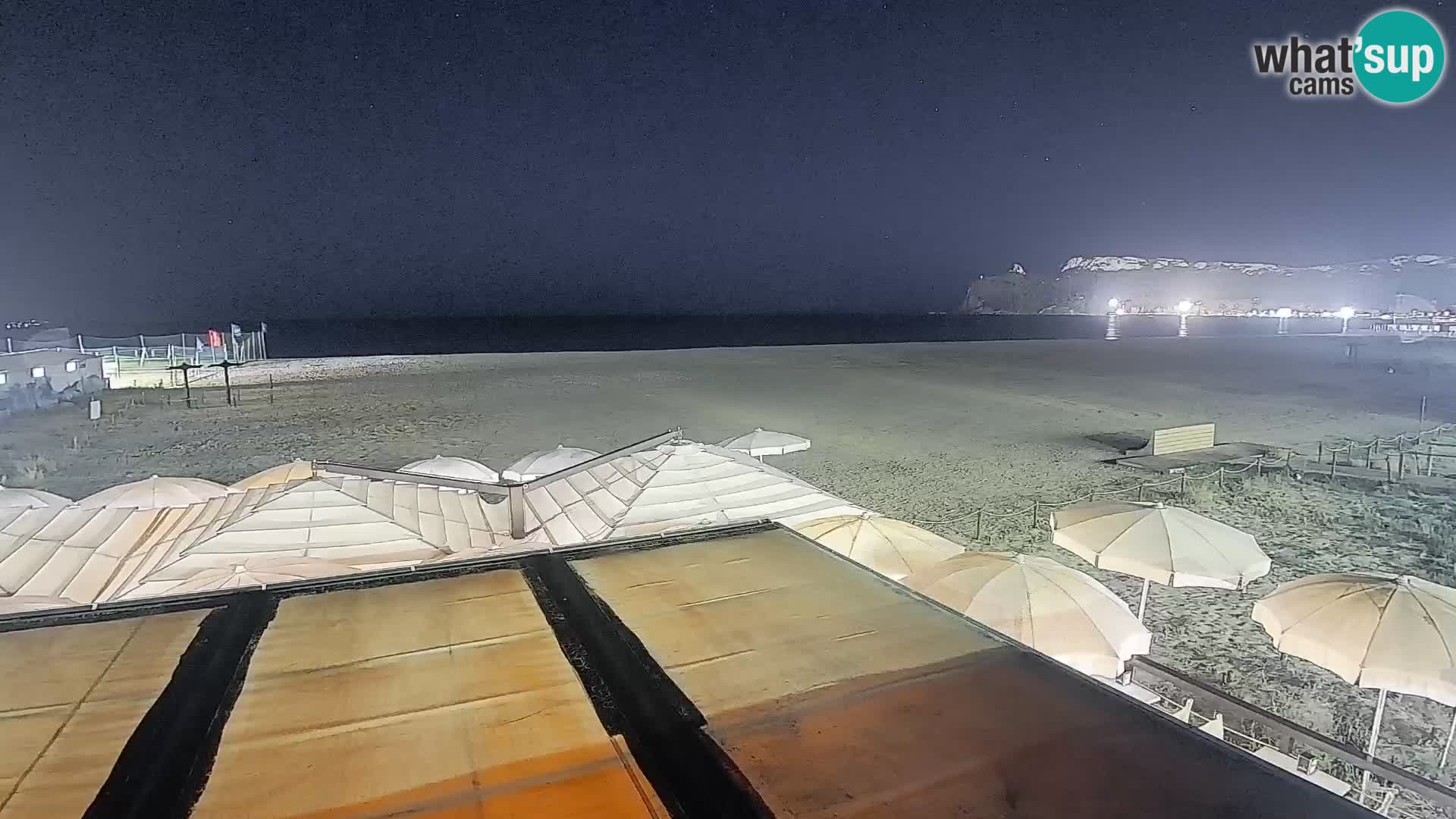 Poetto beach webcam | Cagliari | Sardinija