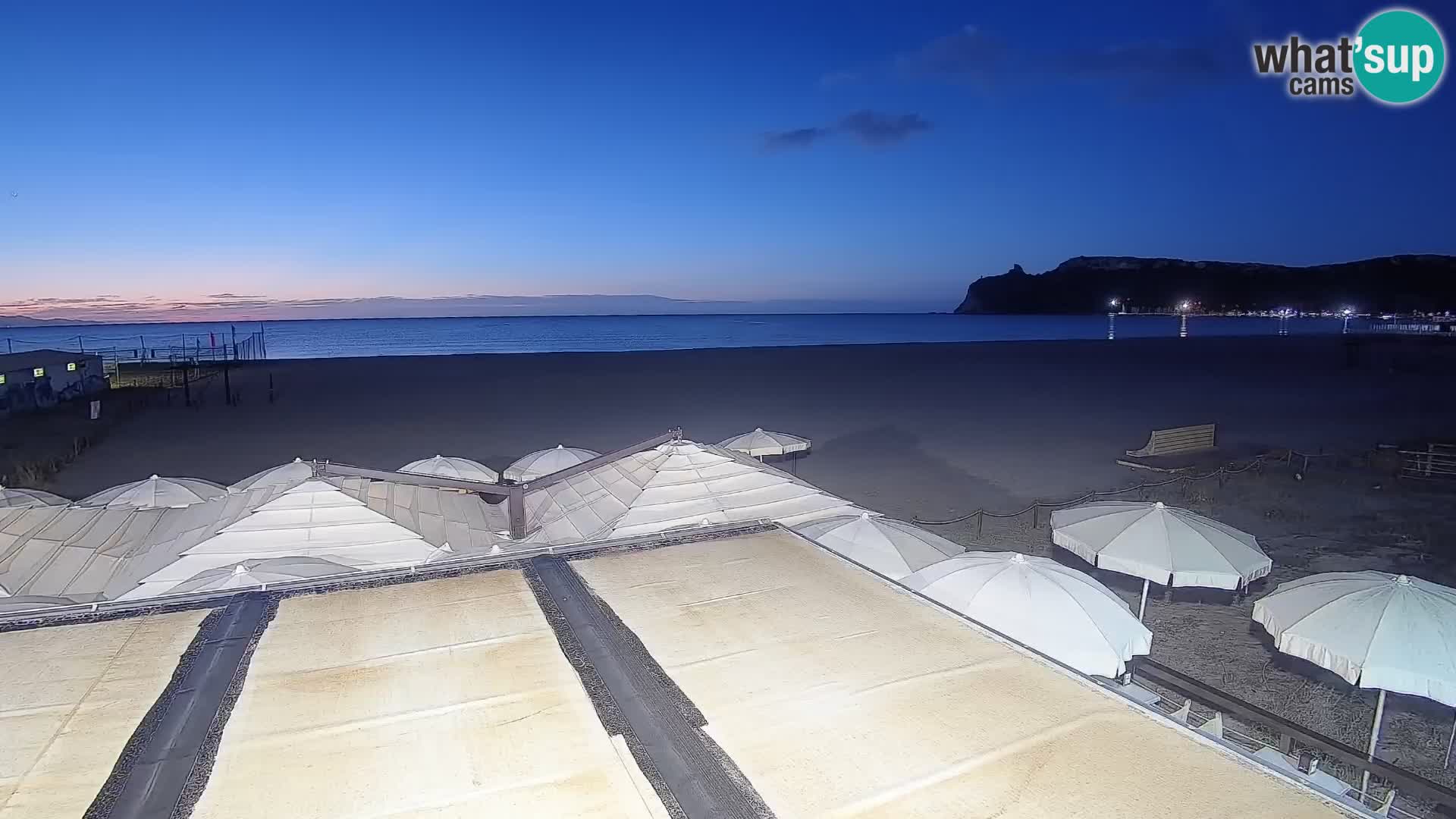 Poetto beach webcam | Cagliari | Sardinia