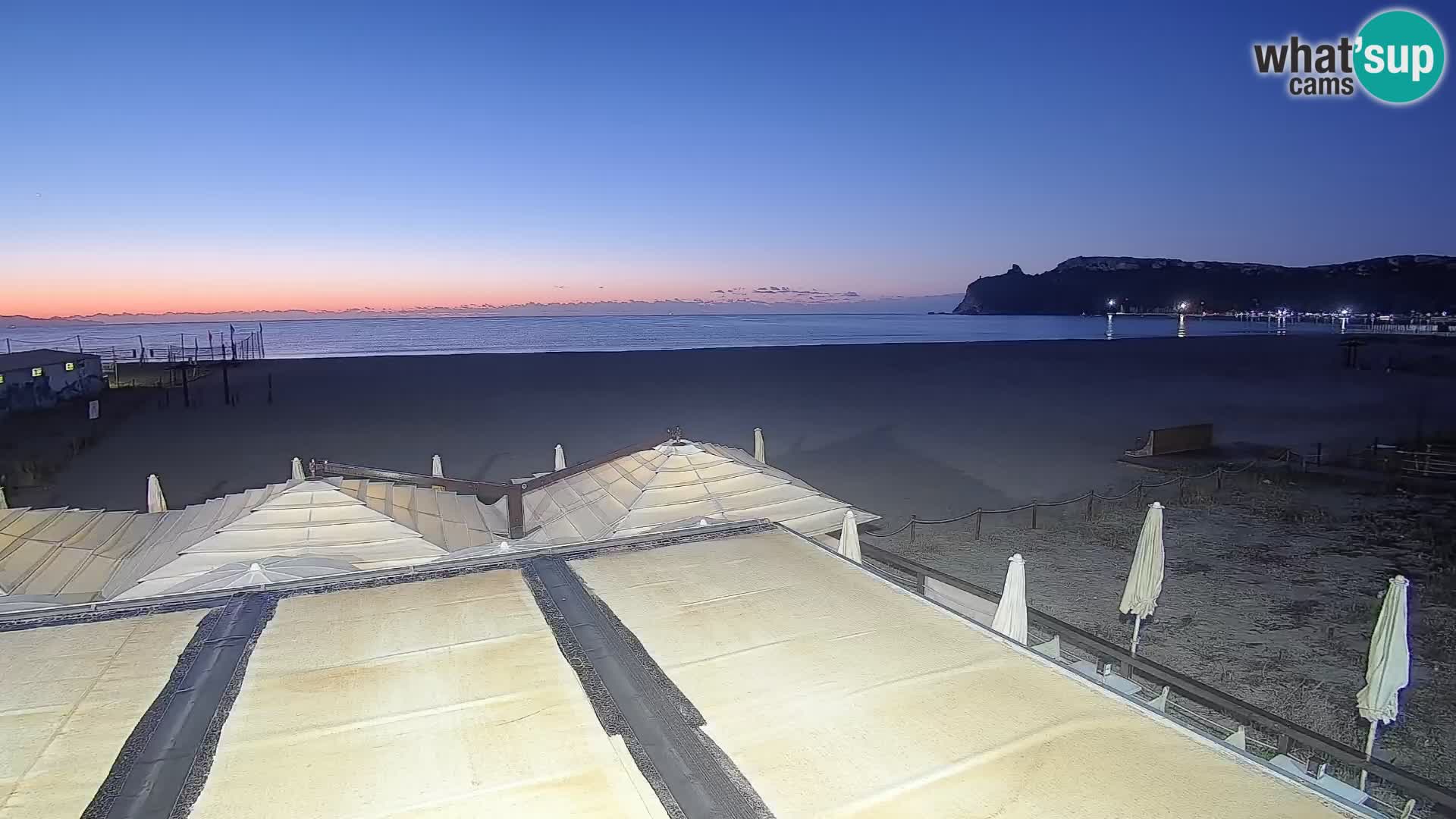 Webcam playa de Poetto | Cagliari | Cerdeña