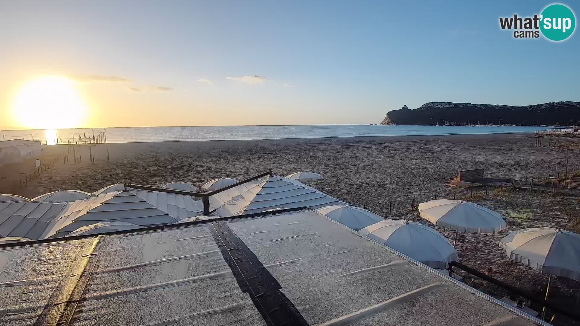 Poetto beach webcam | Cagliari | Sardinia
