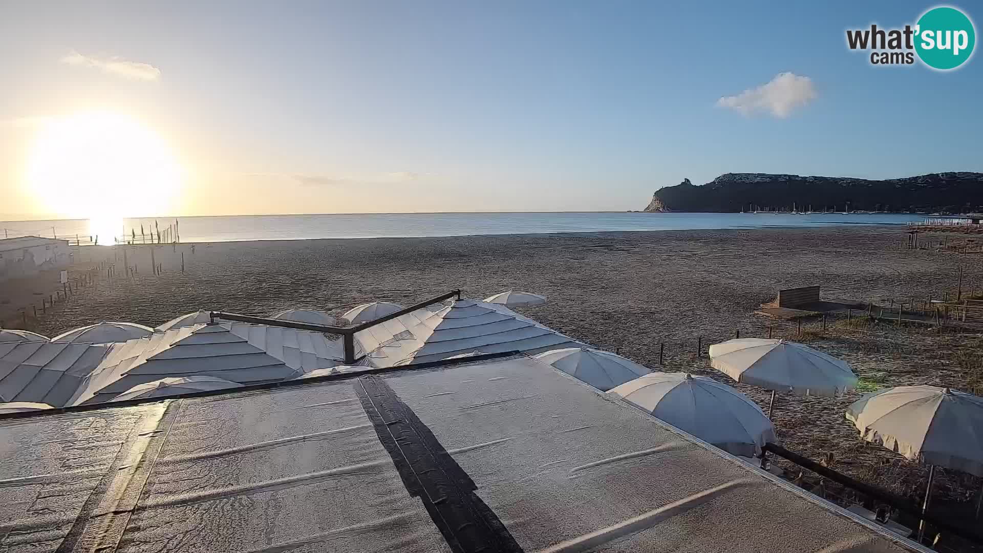 Poetto beach webcam | Cagliari | Sardinia