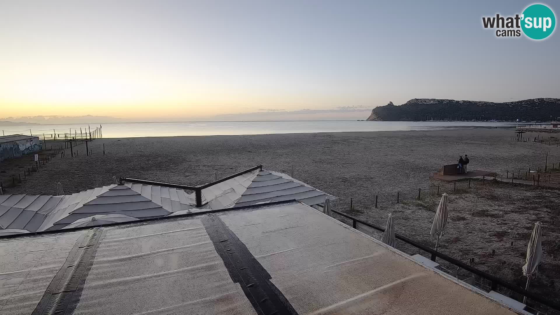 Poetto beach webcam | Cagliari | Sardinija