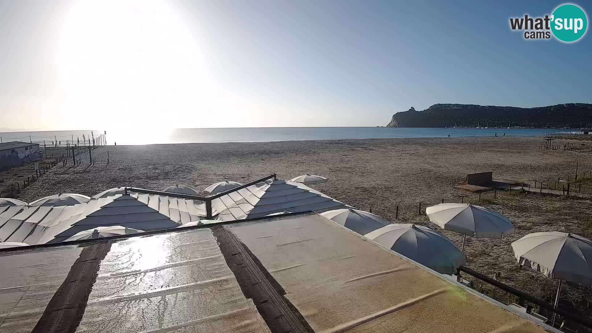 Poetto beach webcam | Cagliari | Sardinija