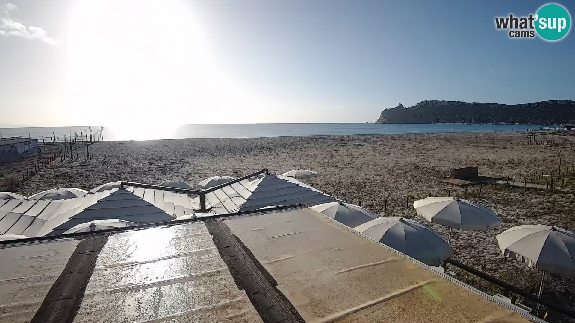 Poetto beach webcam | Cagliari | Sardinia