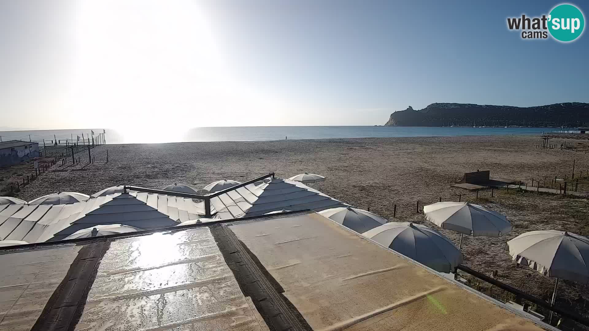 Poetto beach webcam | Cagliari | Sardinija