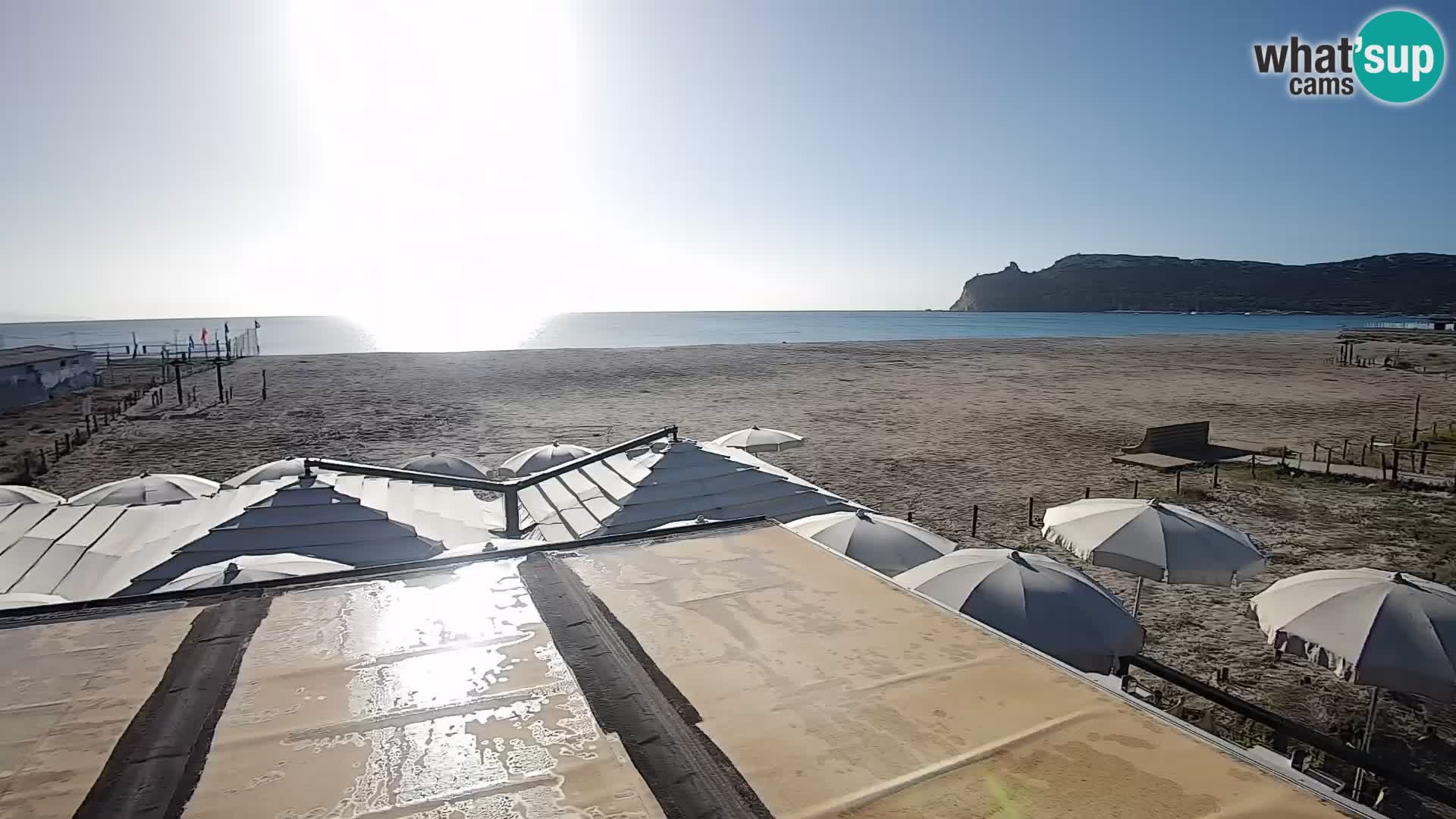 Poetto beach webcam | Cagliari | Sardinija