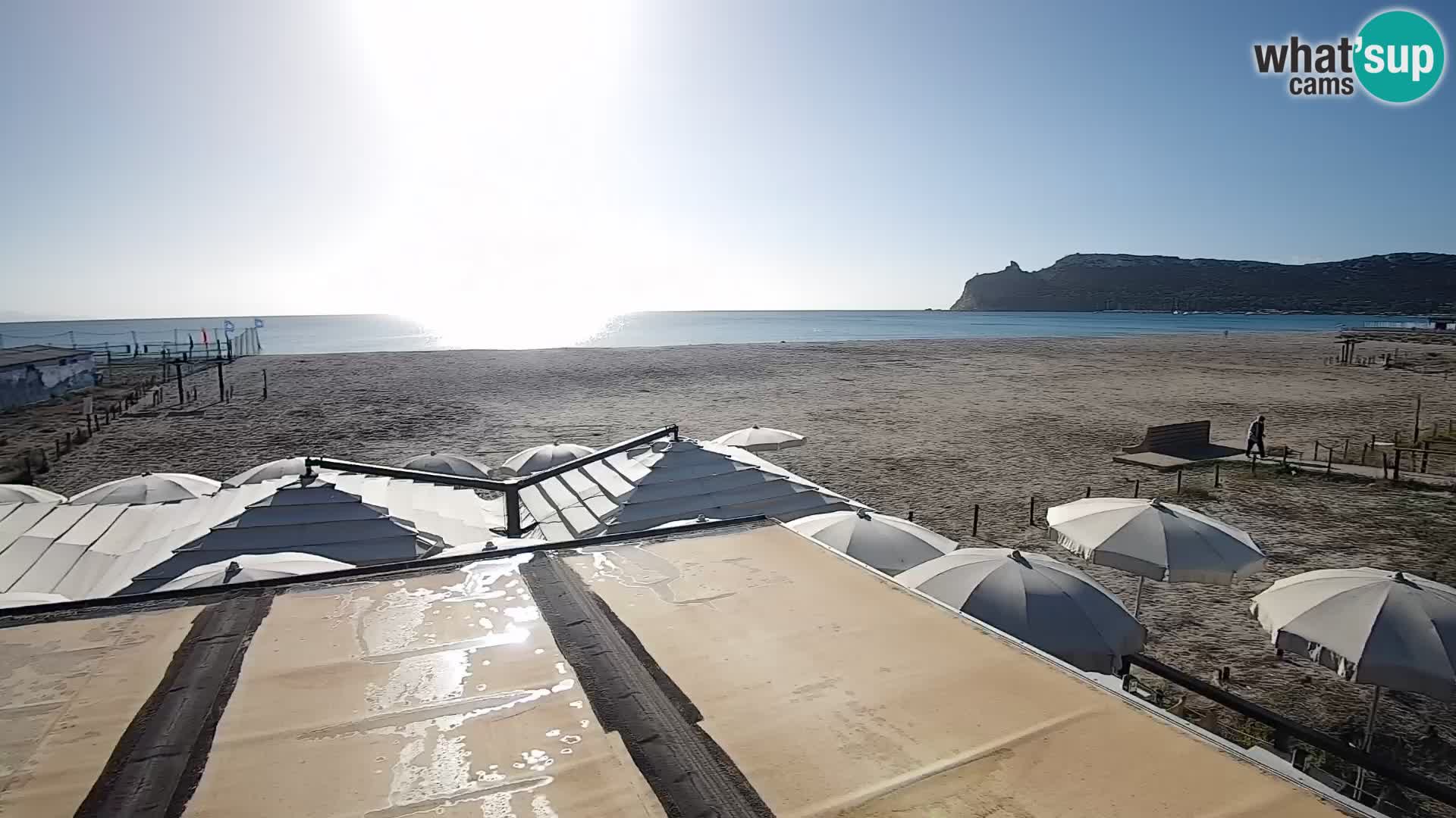 Poetto beach webcam | Cagliari | Sardinija
