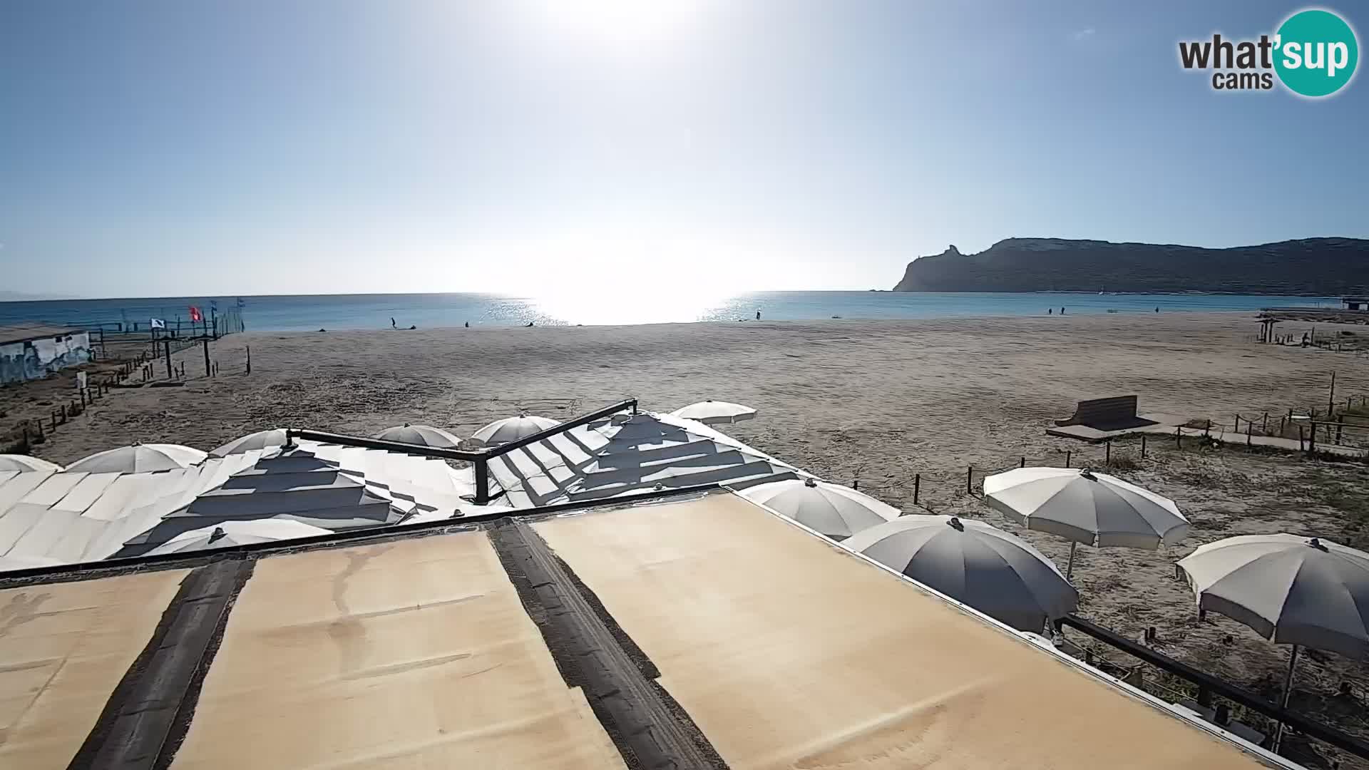 Poetto beach webcam | Cagliari | Sardinia