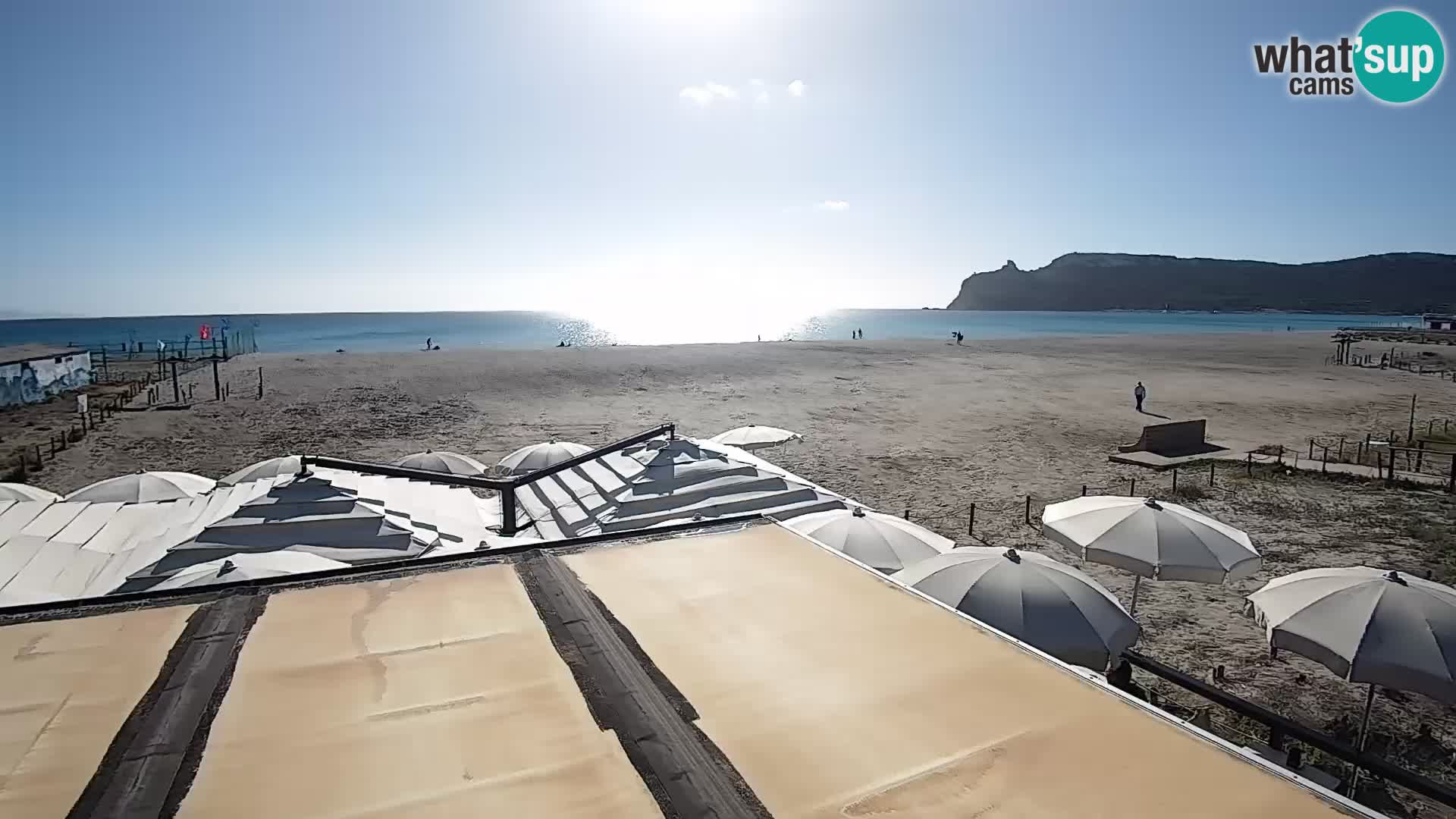 Poetto beach webcam | Cagliari | Sardinija