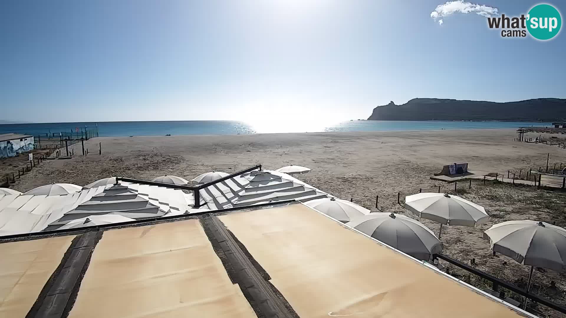 Poetto beach webcam | Cagliari | Sardinija