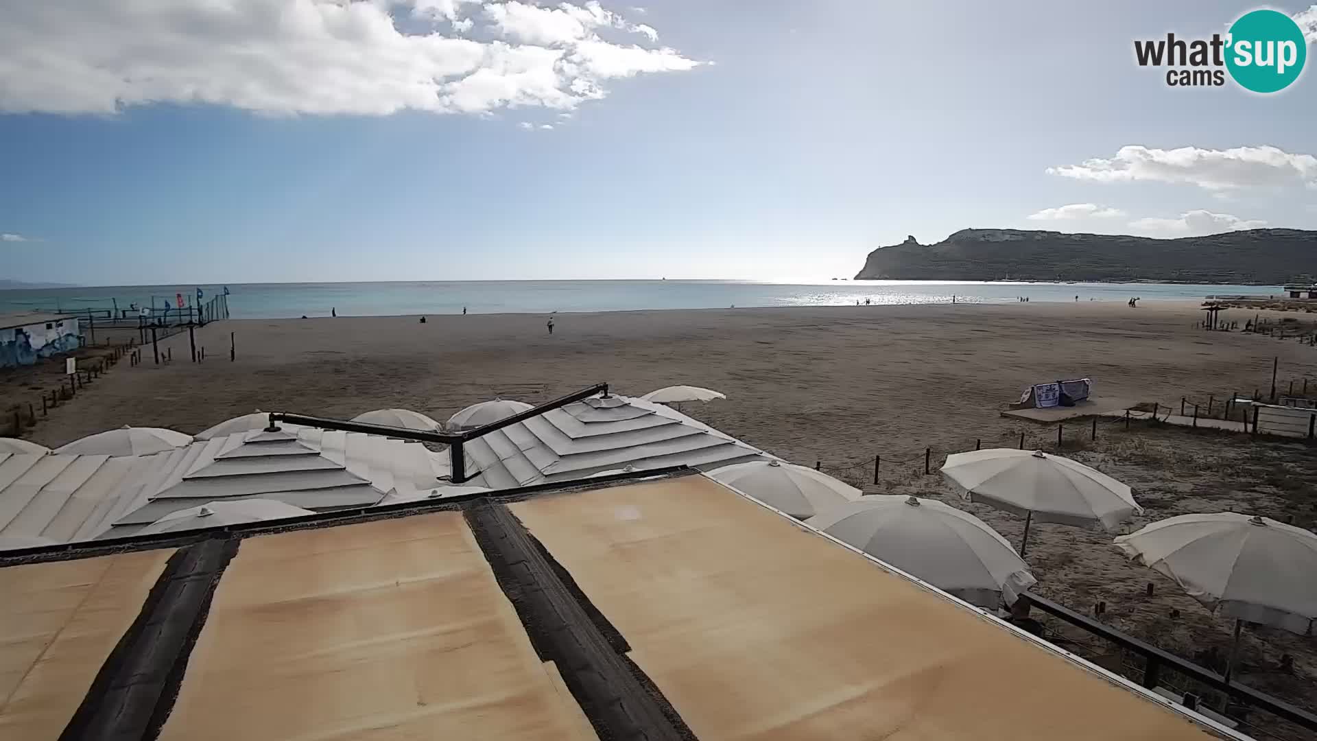 Poetto beach webcam | Cagliari | Sardinia