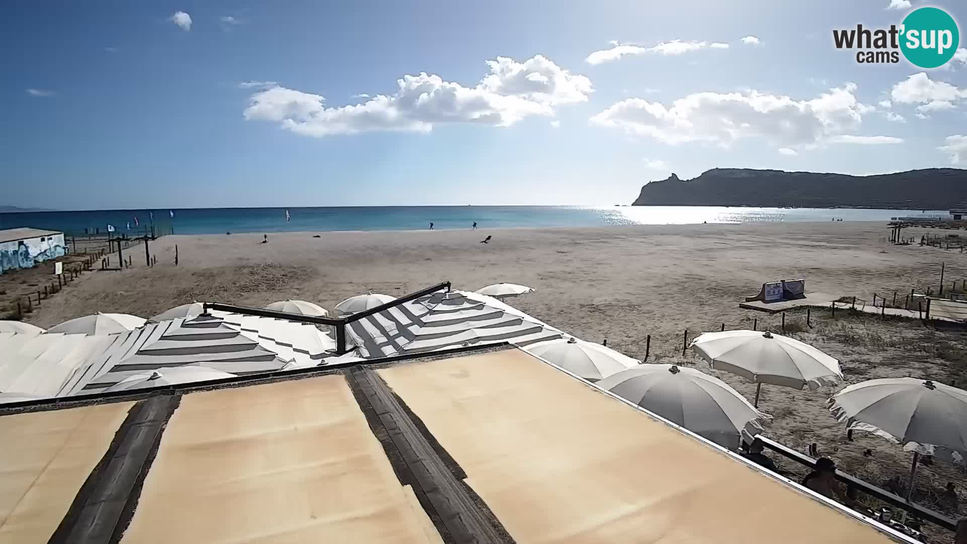 Poetto beach webcam | Cagliari | Sardinija