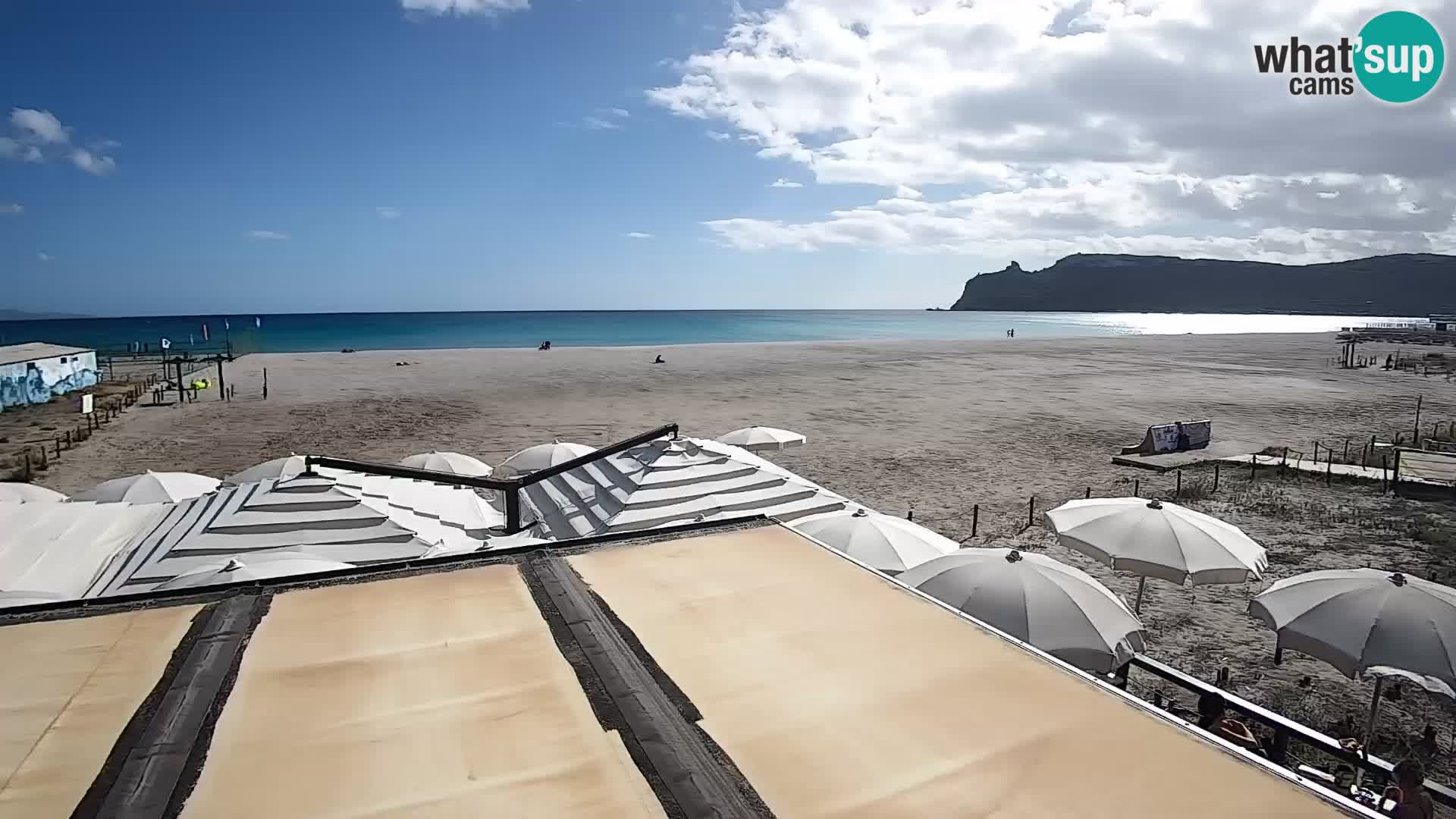 Poetto beach webcam | Cagliari | Sardinija