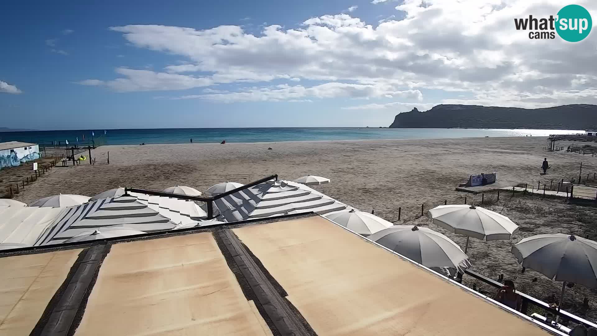 Poetto beach webcam | Cagliari | Sardinija