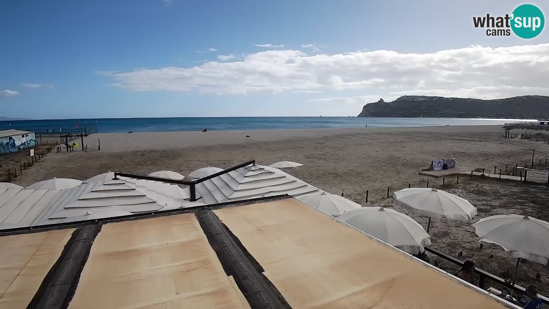 Poetto beach webcam | Cagliari | Sardinija