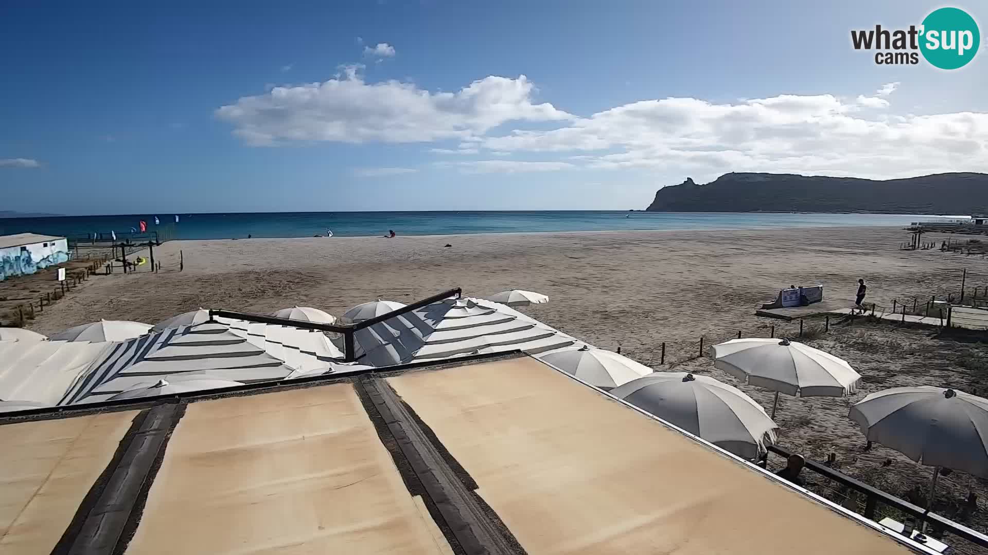 Poetto beach webcam | Cagliari | Sardinija