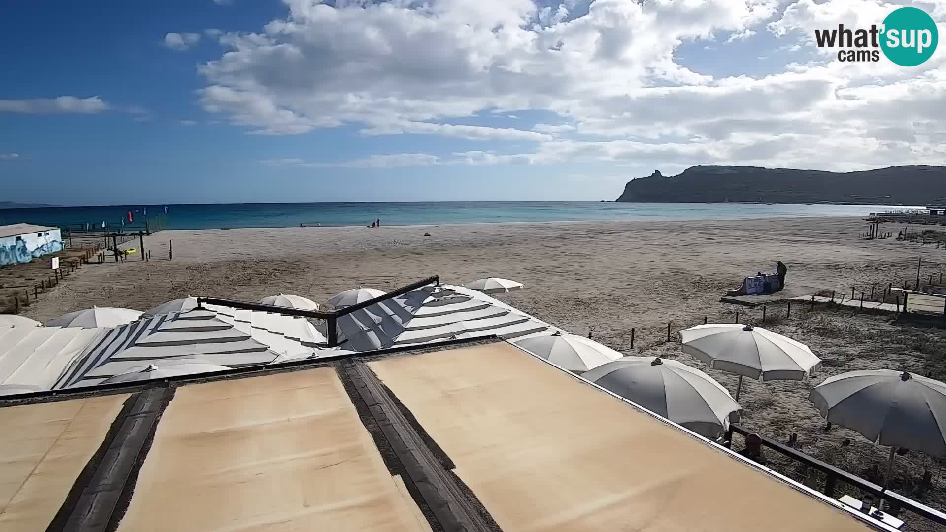 Poetto beach webcam | Cagliari | Sardinija