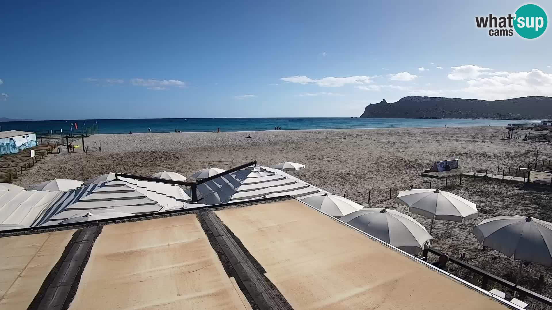 Poetto beach webcam | Cagliari | Sardinia