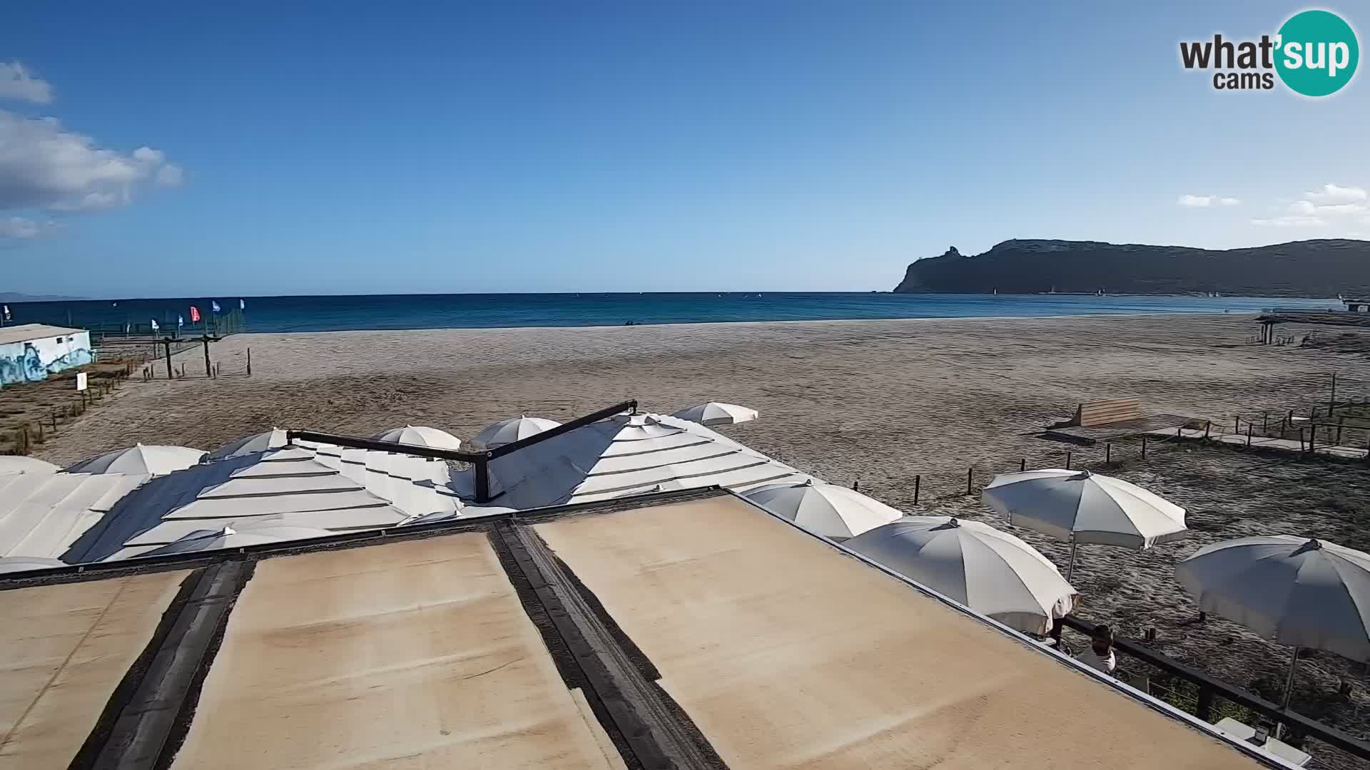 Poetto beach webcam | Cagliari | Sardinia