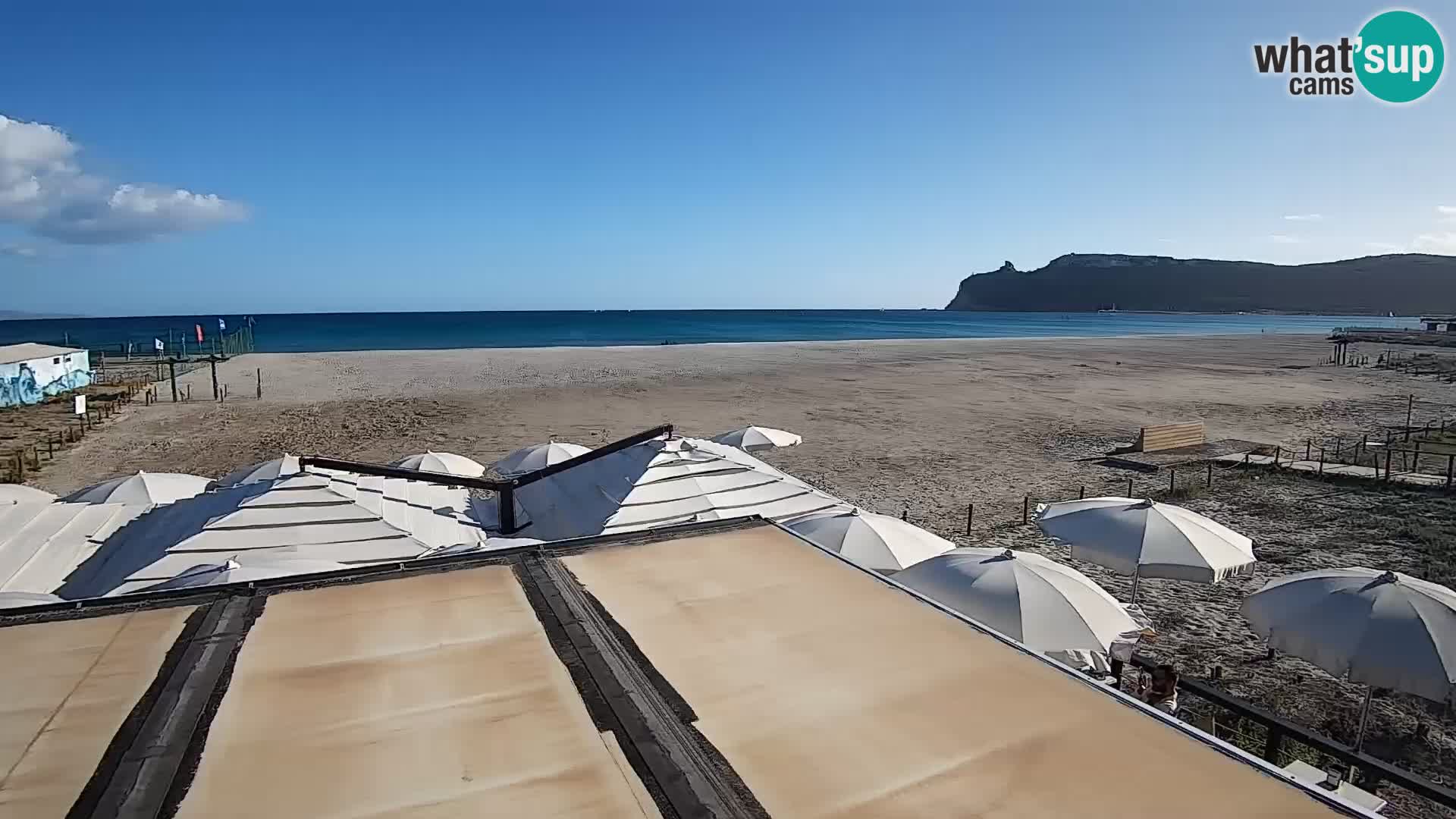 Poetto beach webcam | Cagliari | Sardinija