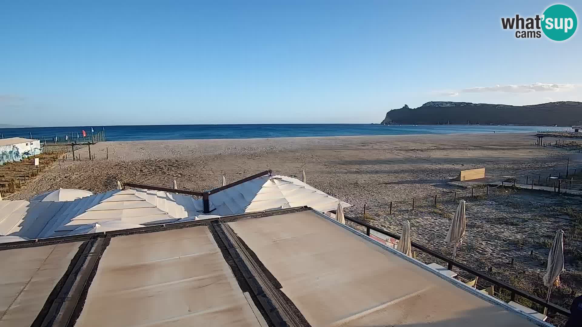Webcam spiaggia del Poetto | Cagliari | Sardegna