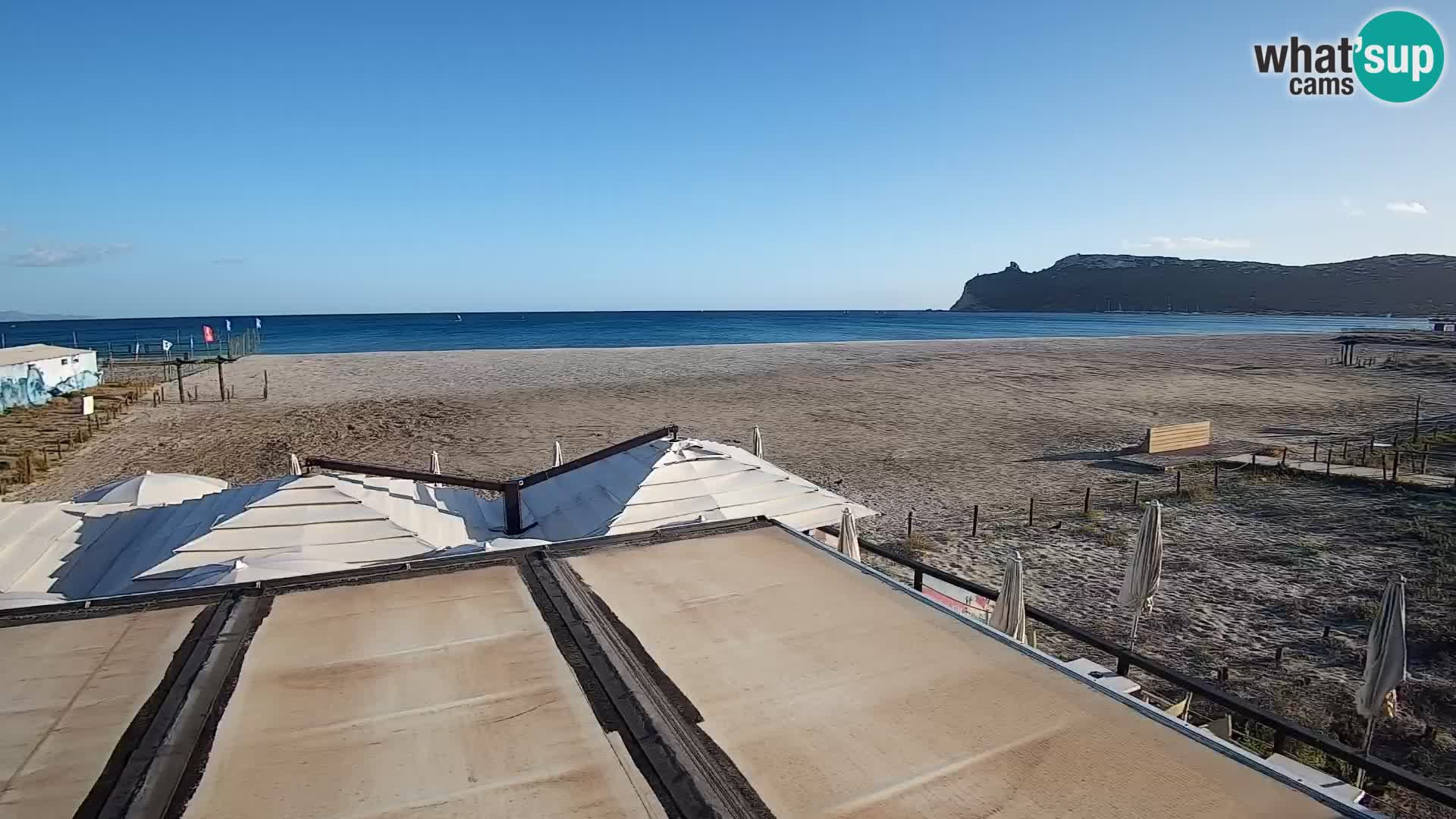 Poetto beach webcam | Cagliari | Sardinija