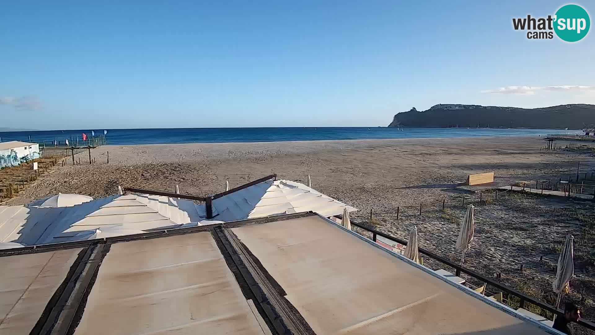 Poetto beach webcam | Cagliari | Sardinija