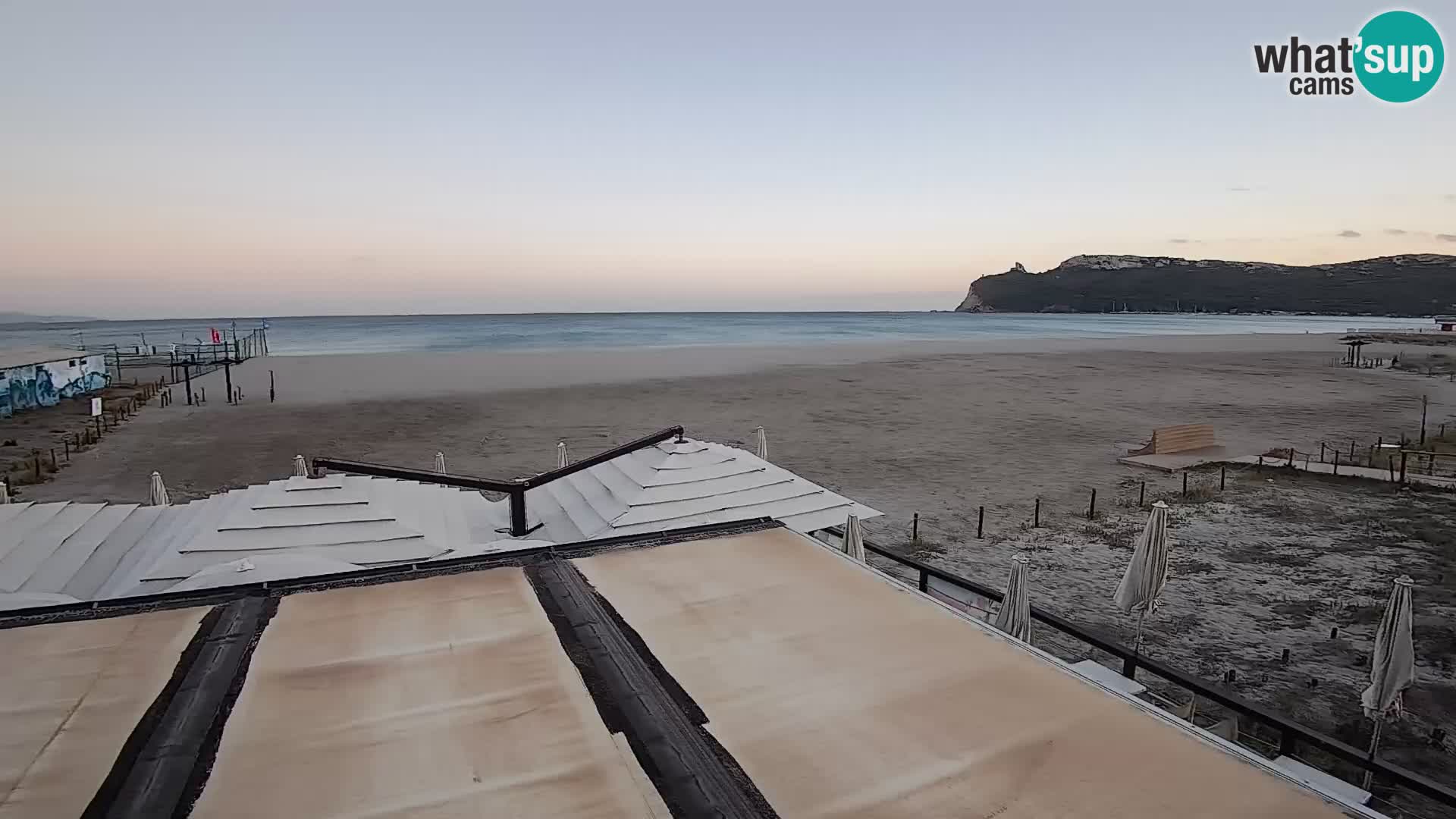 Poetto beach webcam | Cagliari | Sardinija
