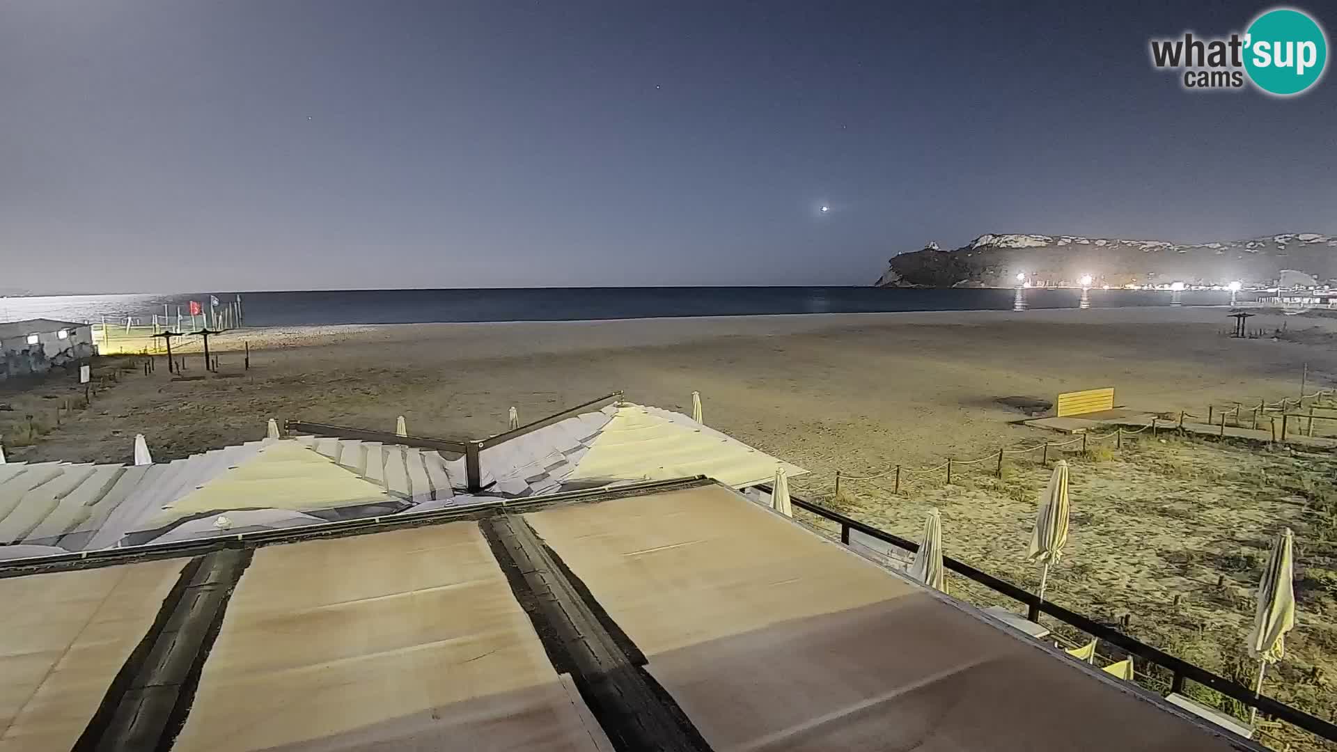 Poetto beach webcam | Cagliari | Sardinija