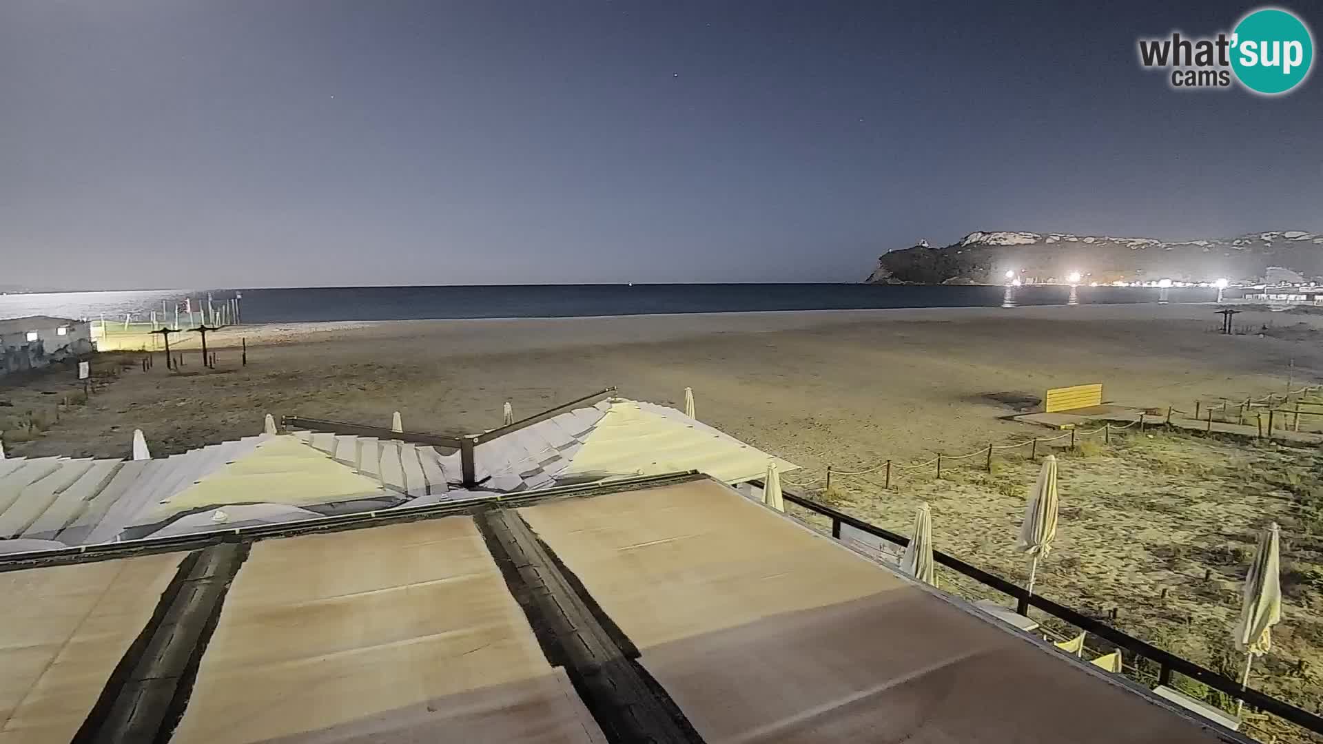 Poetto beach webcam | Cagliari | Sardinia