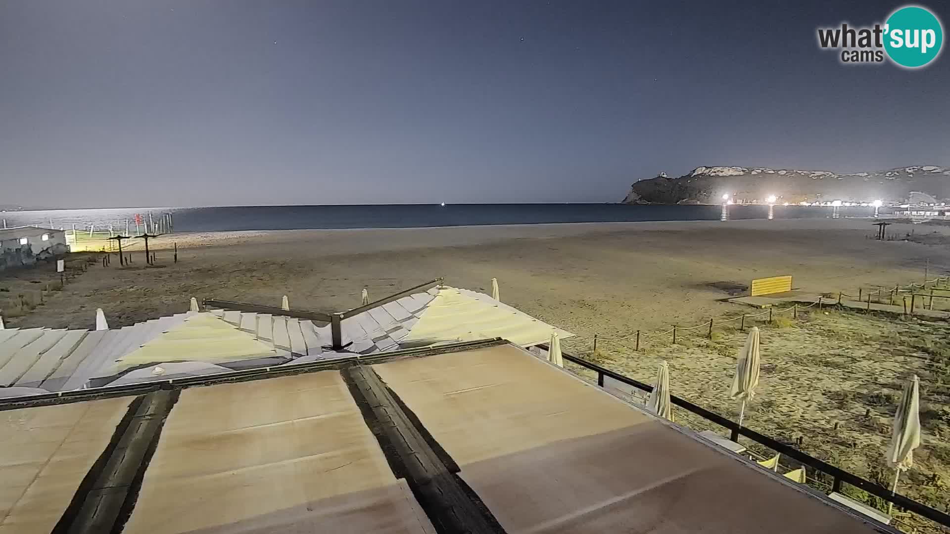 Webcam plage de Poetto | Cagliari | Sardaigne