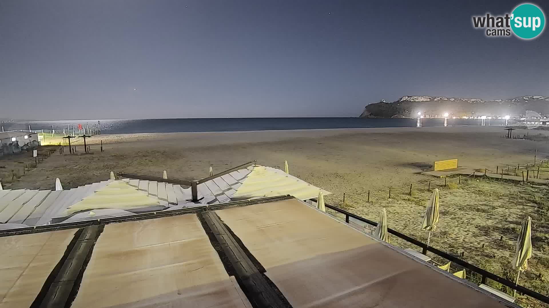 Poetto beach webcam | Cagliari | Sardinia