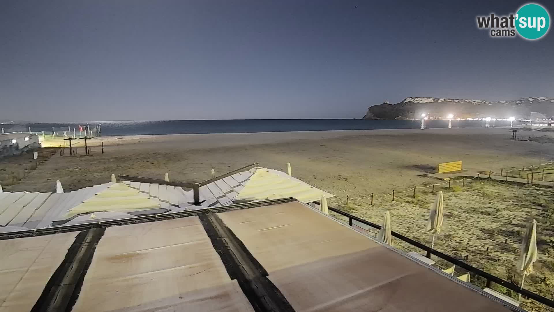 Poetto beach webcam | Cagliari | Sardinia