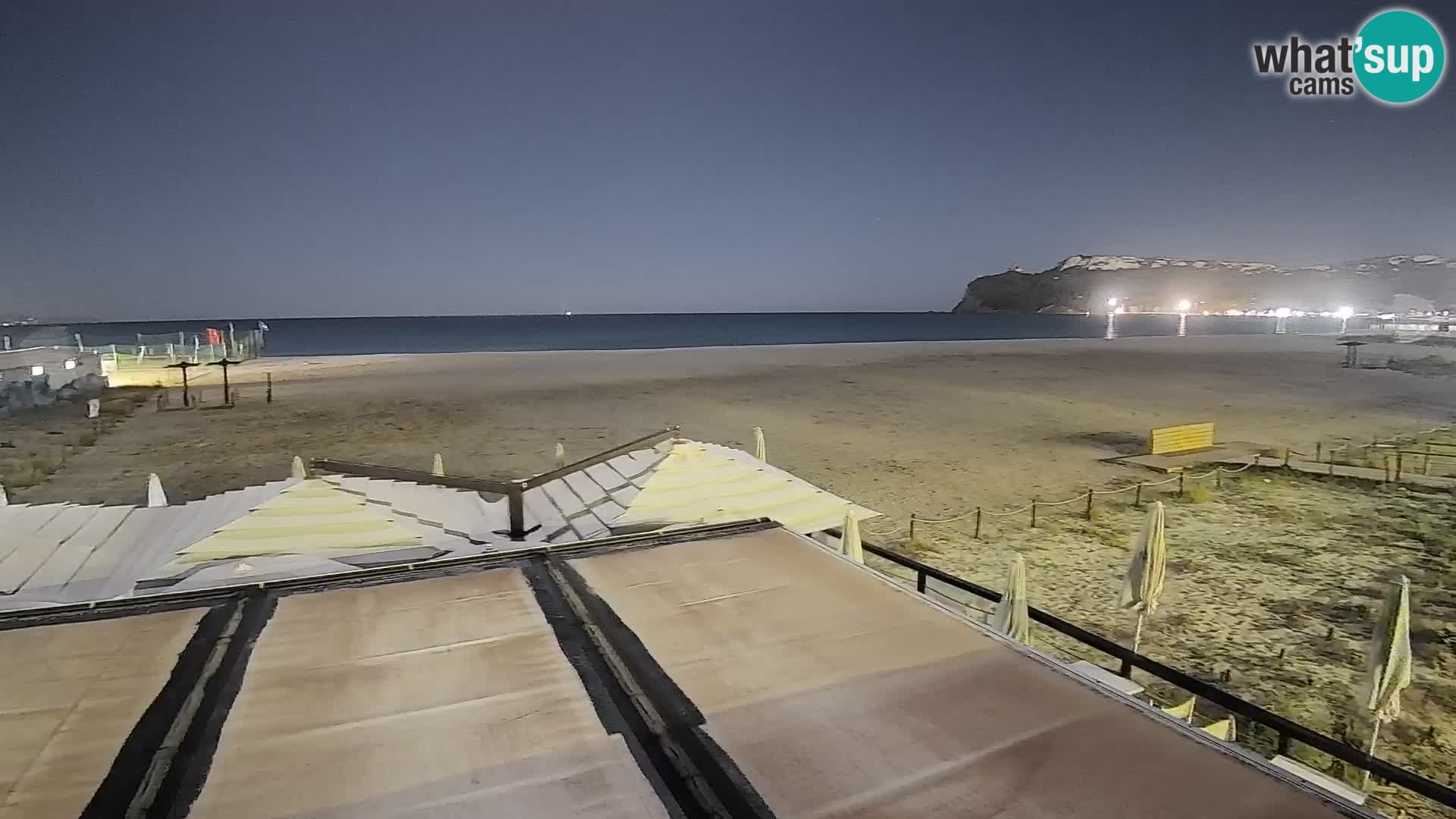Webcam plage de Poetto | Cagliari | Sardaigne