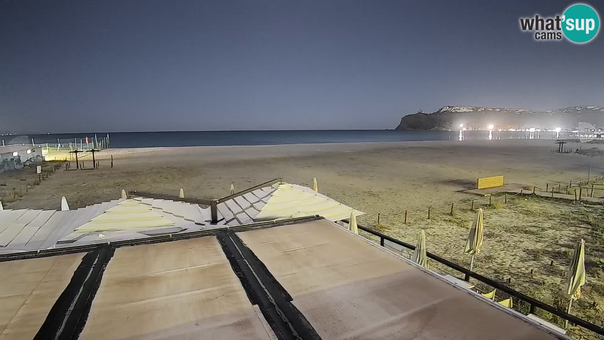 Poetto beach webcam | Cagliari | Sardinia