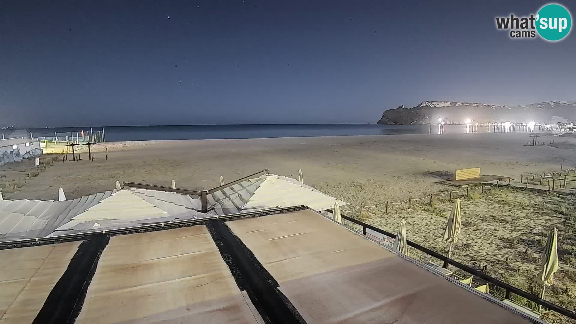 Webcam spiaggia del Poetto | Cagliari | Sardegna