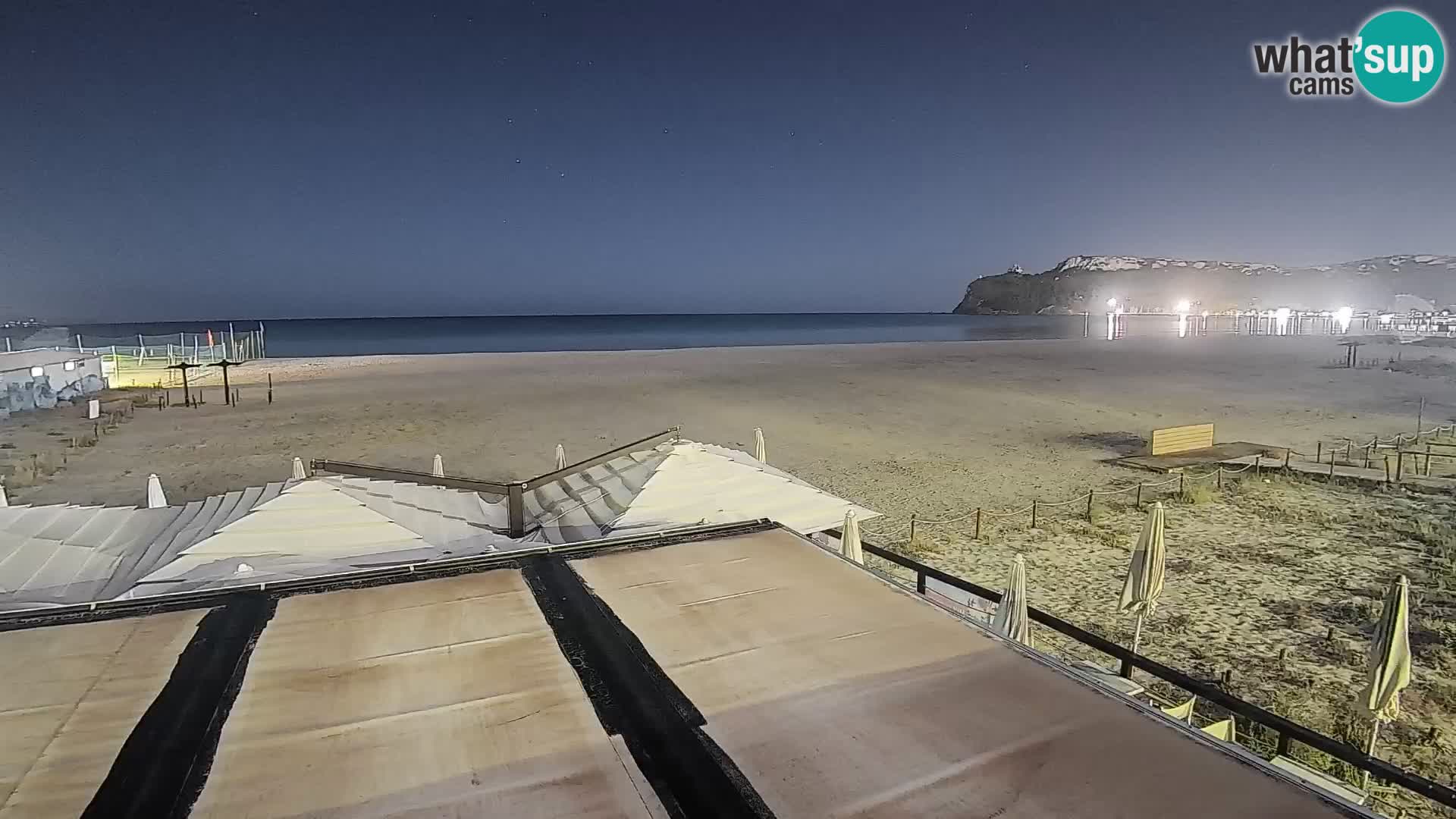 Poetto beach webcam | Cagliari | Sardinija