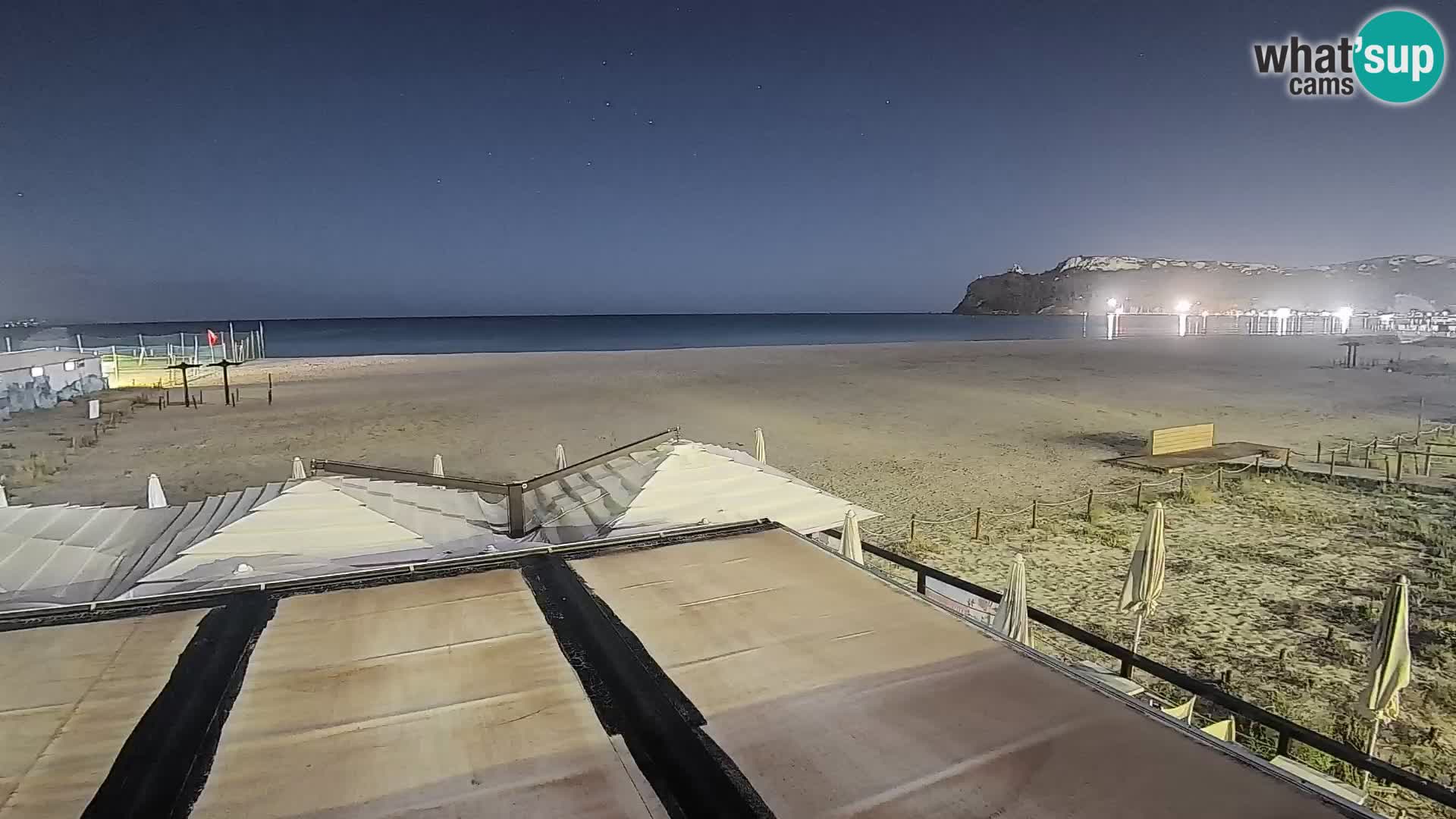 Webcam plage de Poetto | Cagliari | Sardaigne