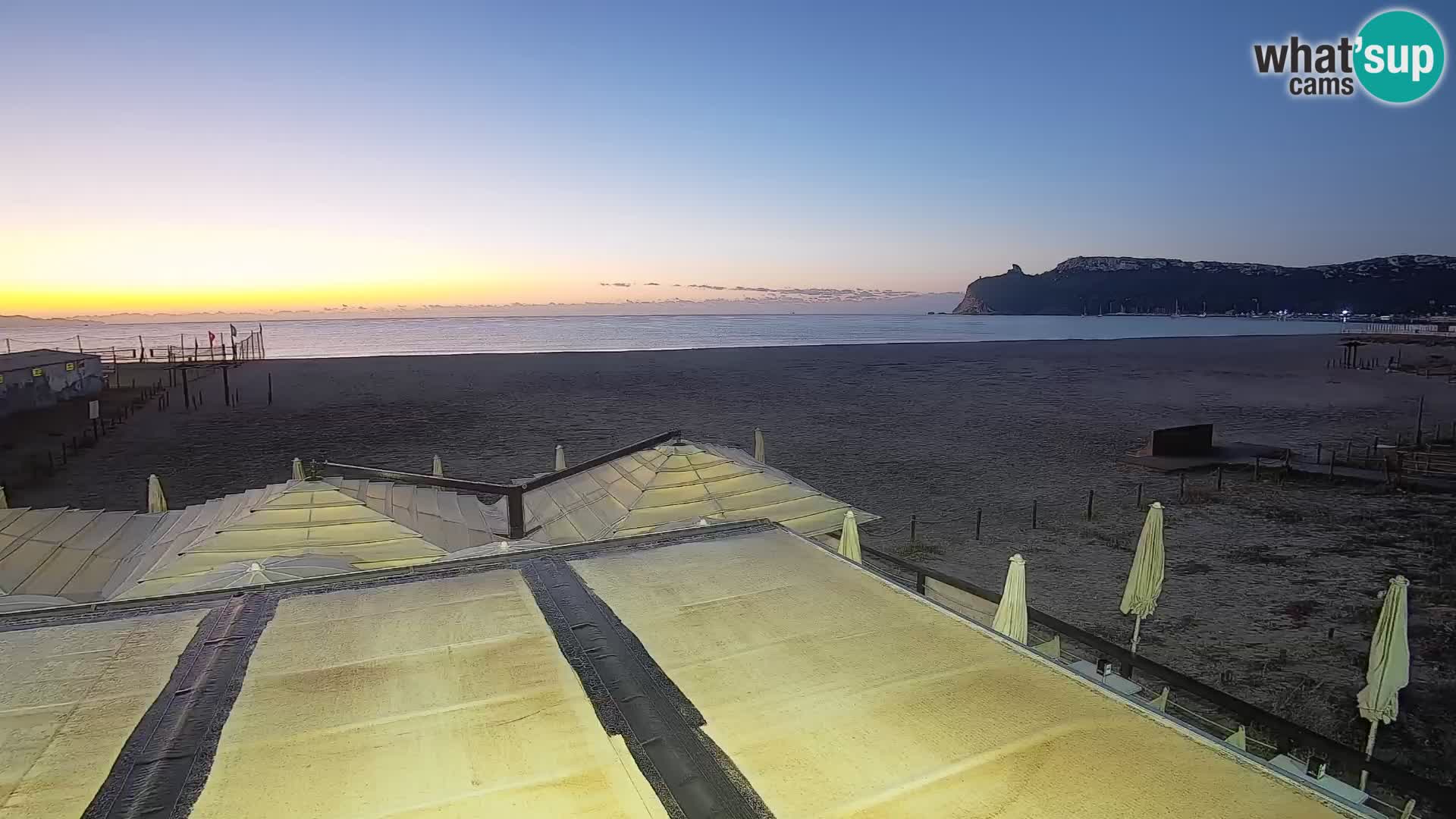 Webcam playa de Poetto | Cagliari | Cerdeña