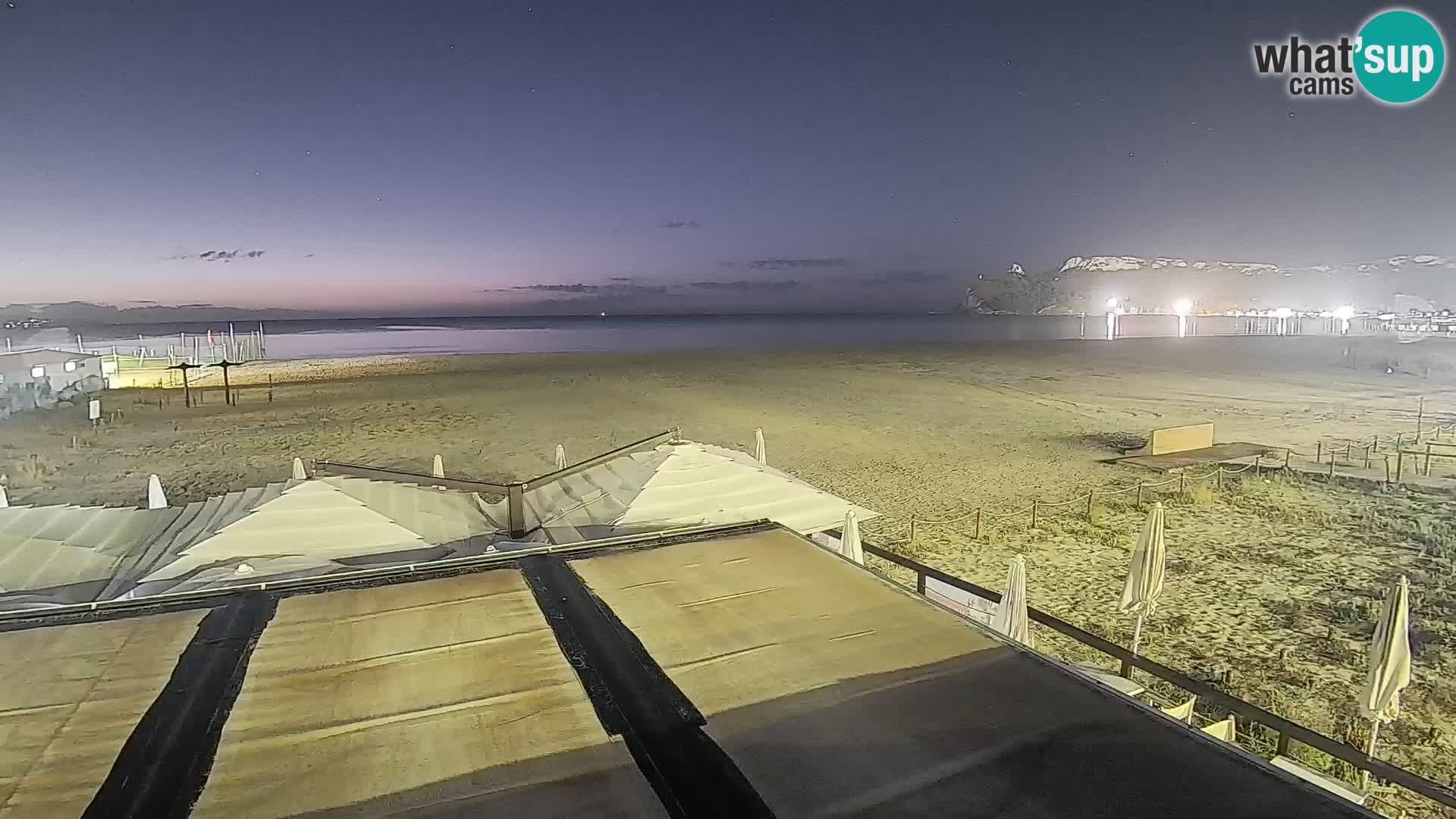 Webcam plage de Poetto | Cagliari | Sardaigne