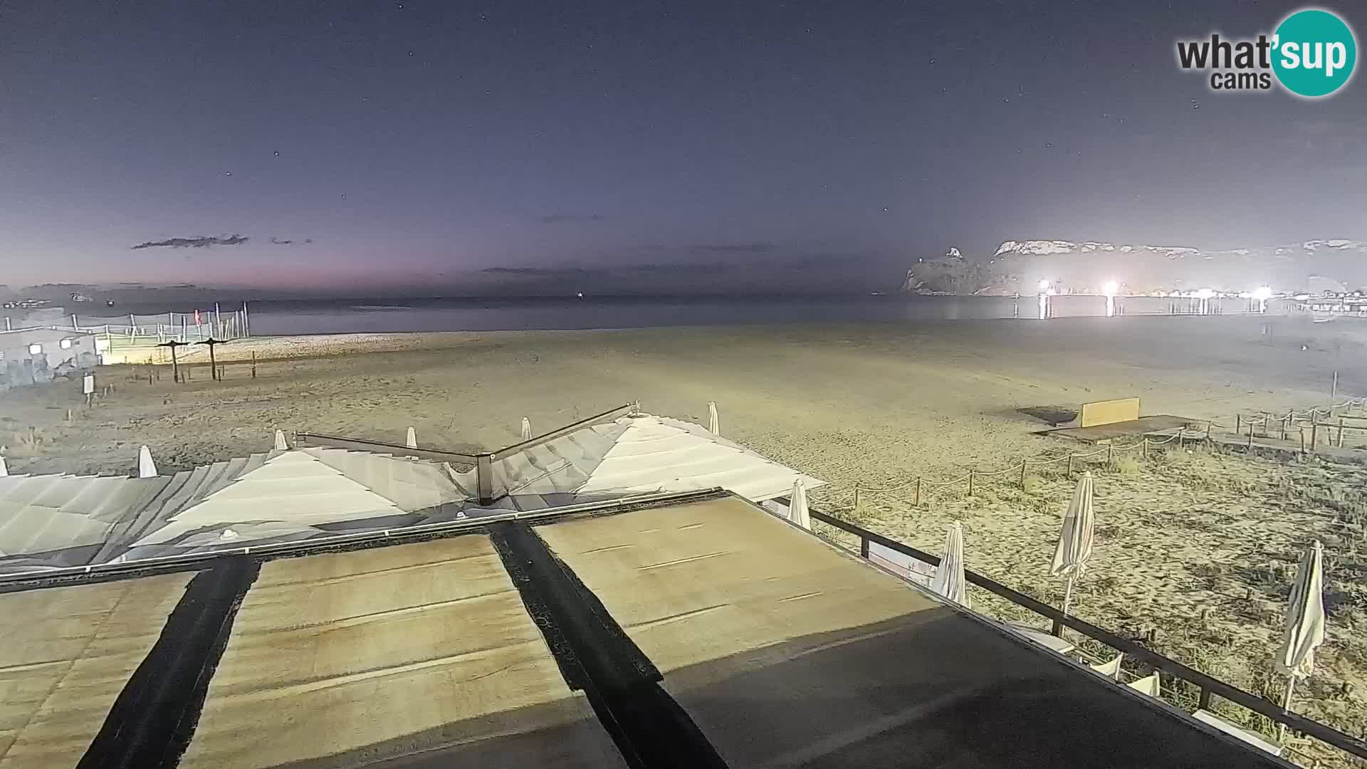 Poetto beach webcam | Cagliari | Sardinija