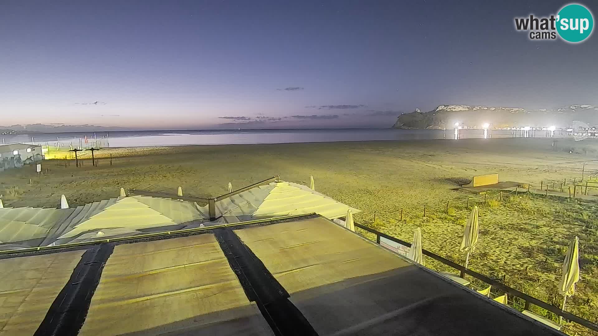 Poetto beach webcam | Cagliari | Sardinija