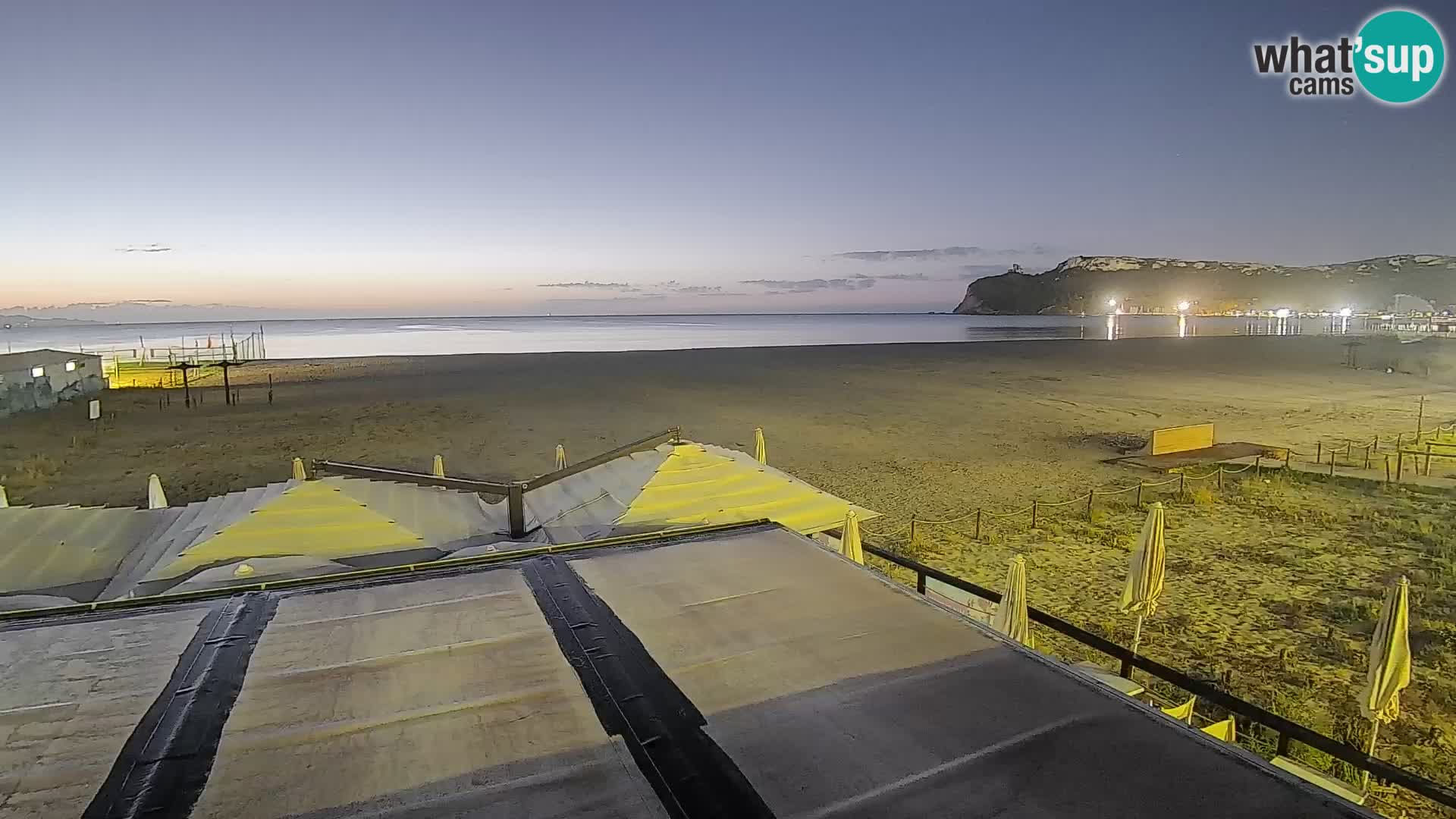 Webcam plage de Poetto | Cagliari | Sardaigne