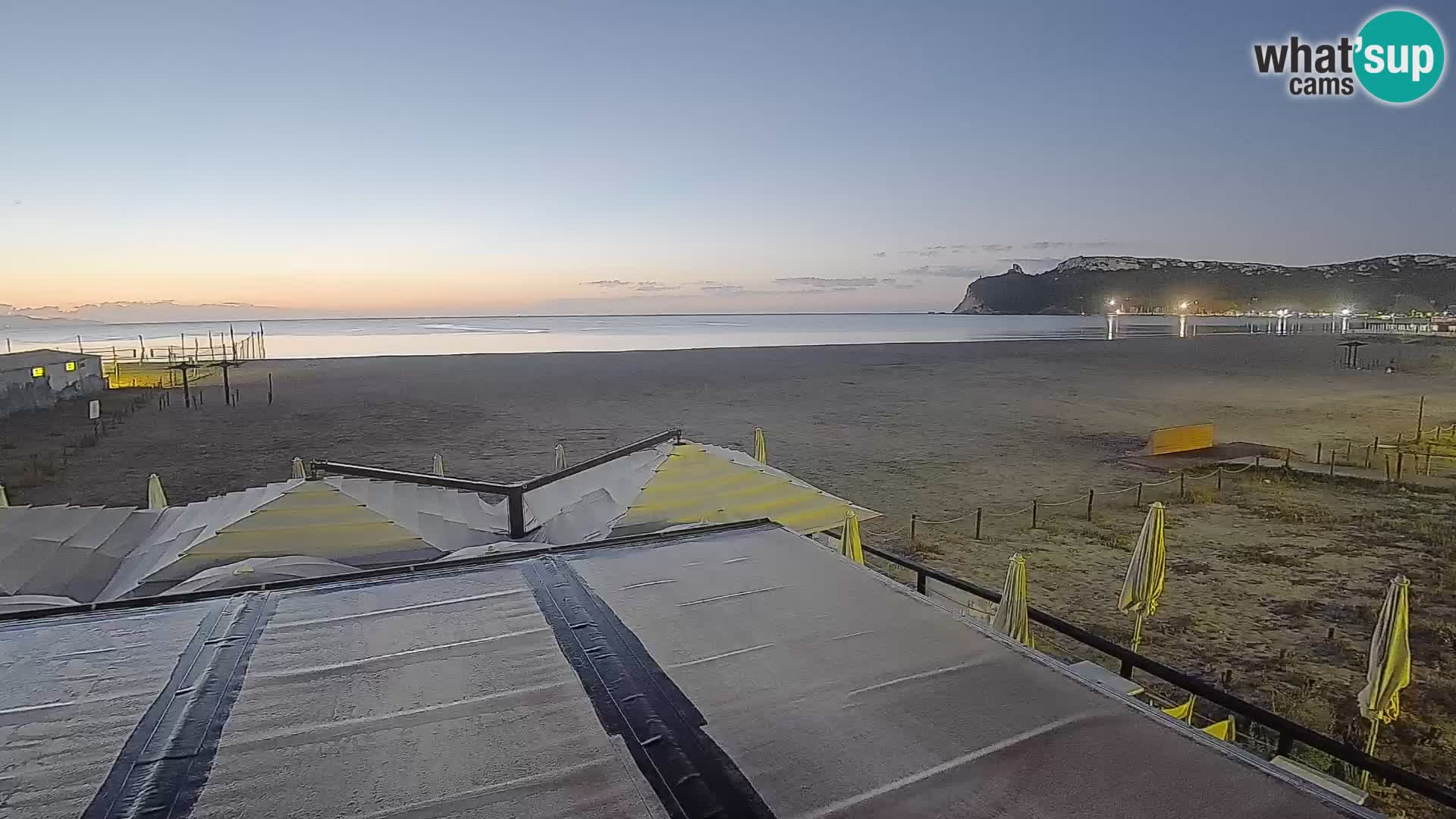 Poetto beach webcam | Cagliari | Sardinija
